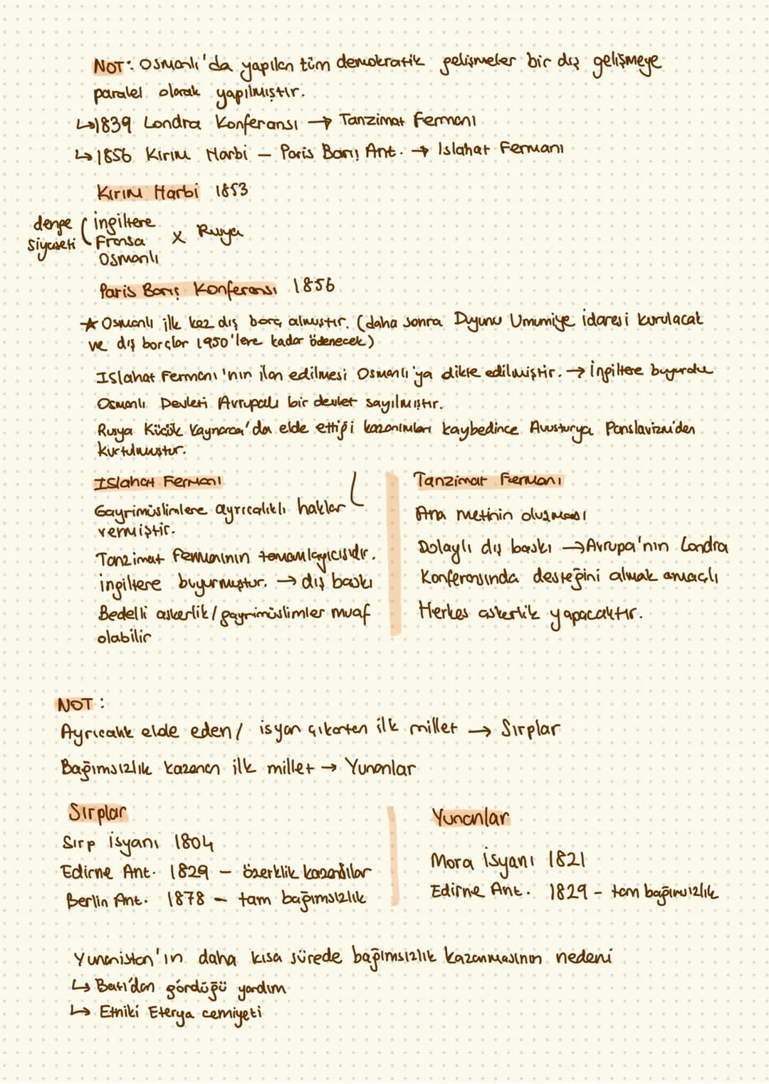 DAĞILMA DÖNEMİ
18. yüzyılın Sonu
① Ziştovi Antlaşması (Aus.ite son savas?)
Avusturya Osmanlı'ya topraklarını geri verdi.
②Yaş Antlaşması