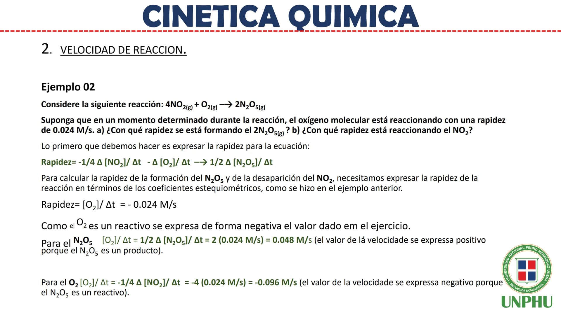 # Química General II (QUI-112)
# CINETICA QUIMICA
Facilitador: Ing. Maribel Espinosa
NIVERSIDAD NACIONAL PEDRO HENRIQUEZ URENA
REPÚBLICA