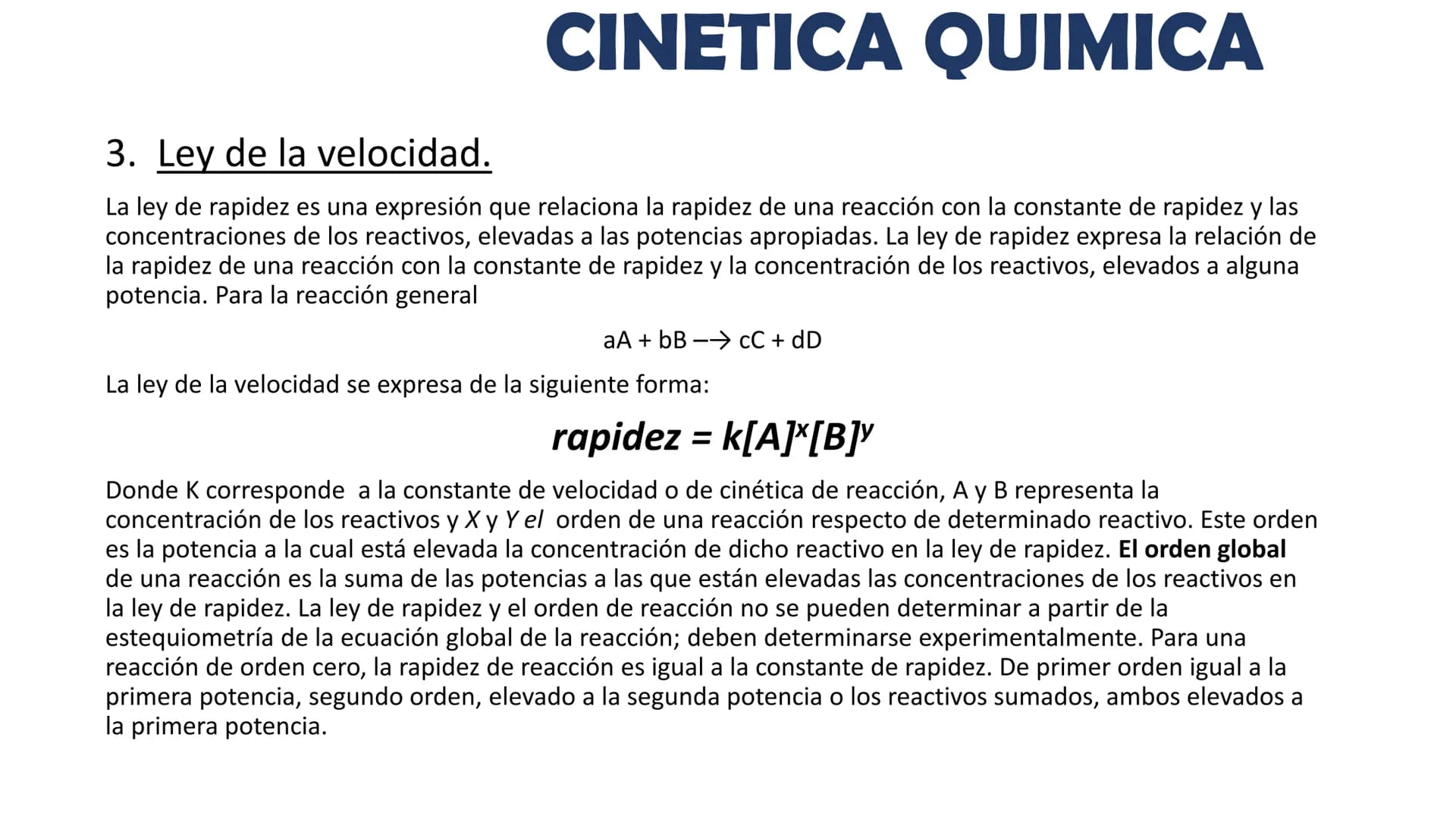 # Química General II (QUI-112)
# CINETICA QUIMICA
Facilitador: Ing. Maribel Espinosa
NIVERSIDAD NACIONAL PEDRO HENRIQUEZ URENA
REPÚBLICA