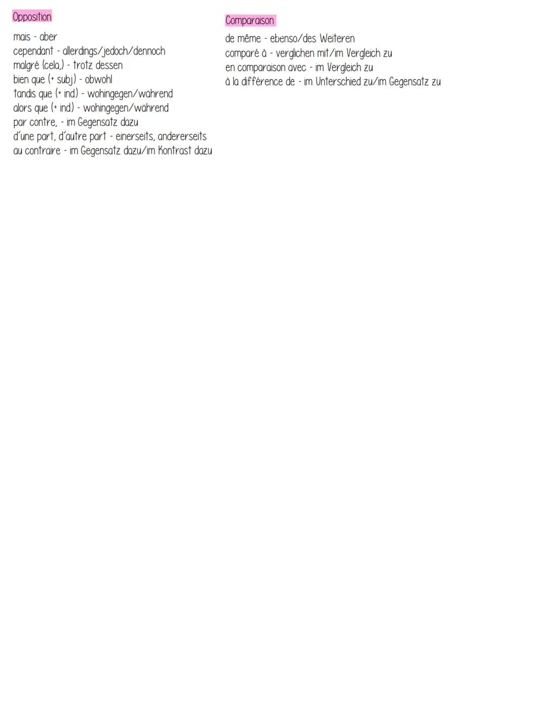 # Französischklausur Nr. 1
Résumé
- reproduction d'un texte dans ses propres mots
- informe sur les aspects importants du contenu d'un
tex