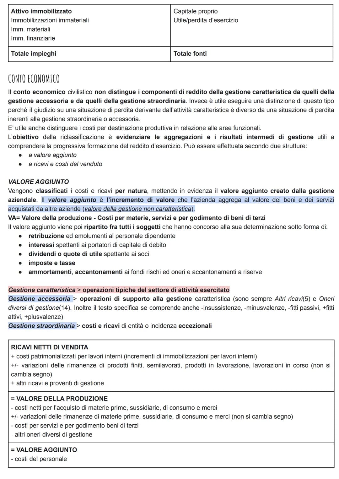 # IL BILANCIO D'ESERCIZIO
Bilancio d'esercizio $\rightarrow$ stato patrimoniale, conto economico, nota integrativa, rendiconto finanziario.