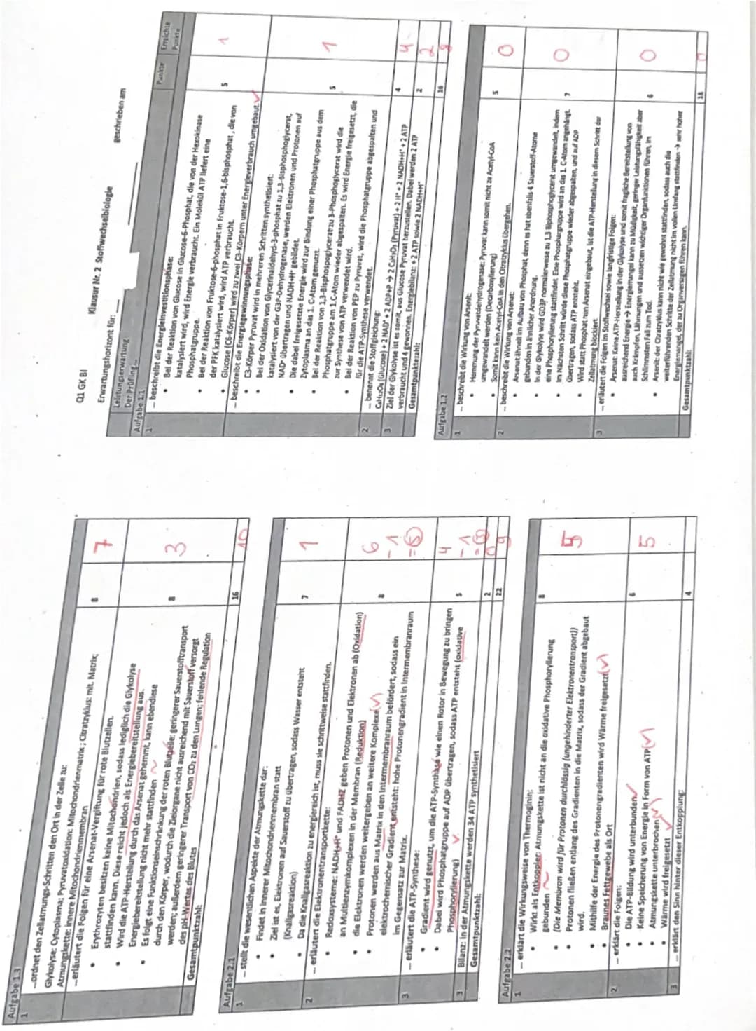 # Biologie GK Q1
# Klausur Nr.2
# Dauer: 135 min
Stoffwechselphysiologie
Zeit bis: _____
**Materialpaket Aufgabe 2: Wärmeerzeugung durch E
