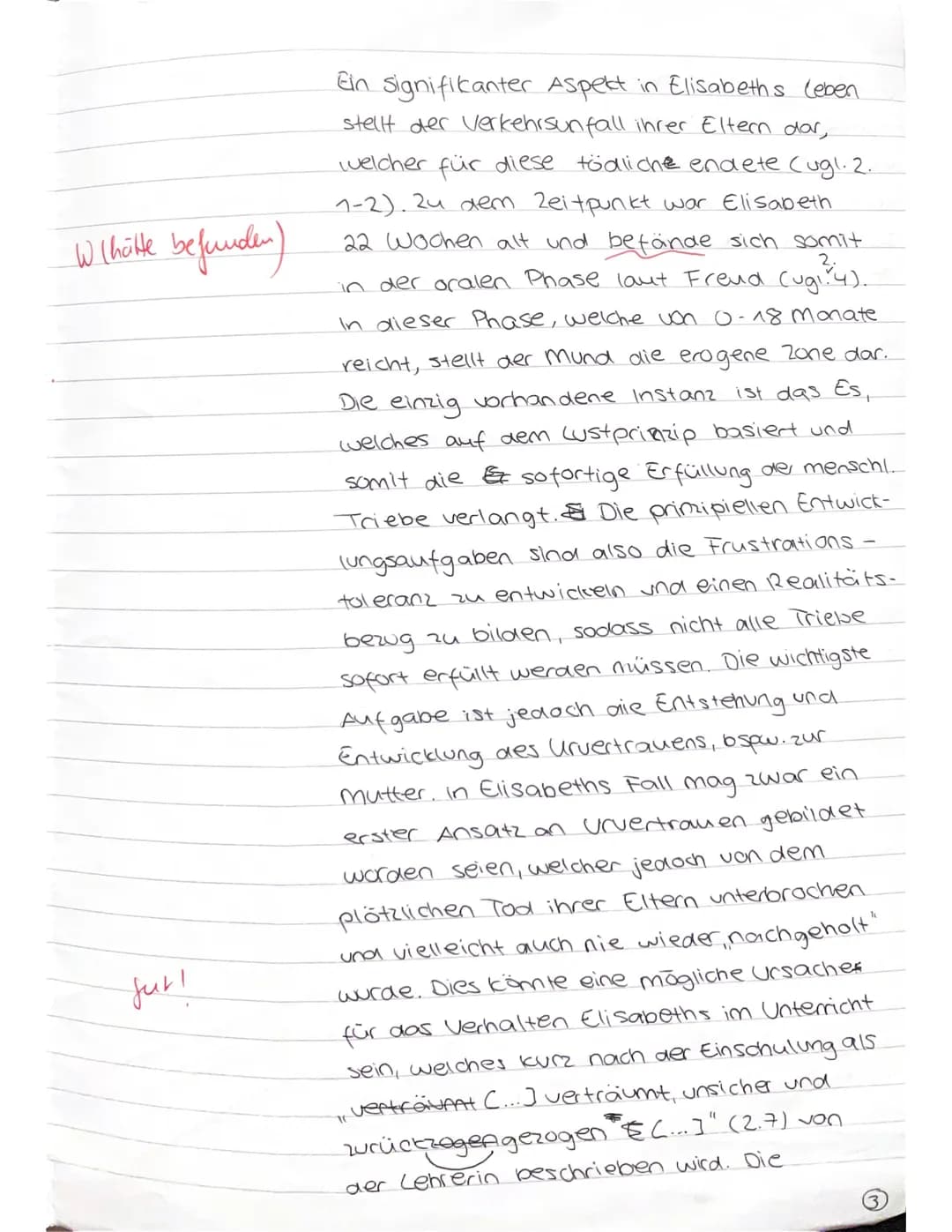 GK2 Pädagogik Q1 ( )
19.10.2022
Name: Michelle
1. Pädagogikklausur
Thema: Pädagogisches Handeln und Modell der Beschreibung psychosexuell
