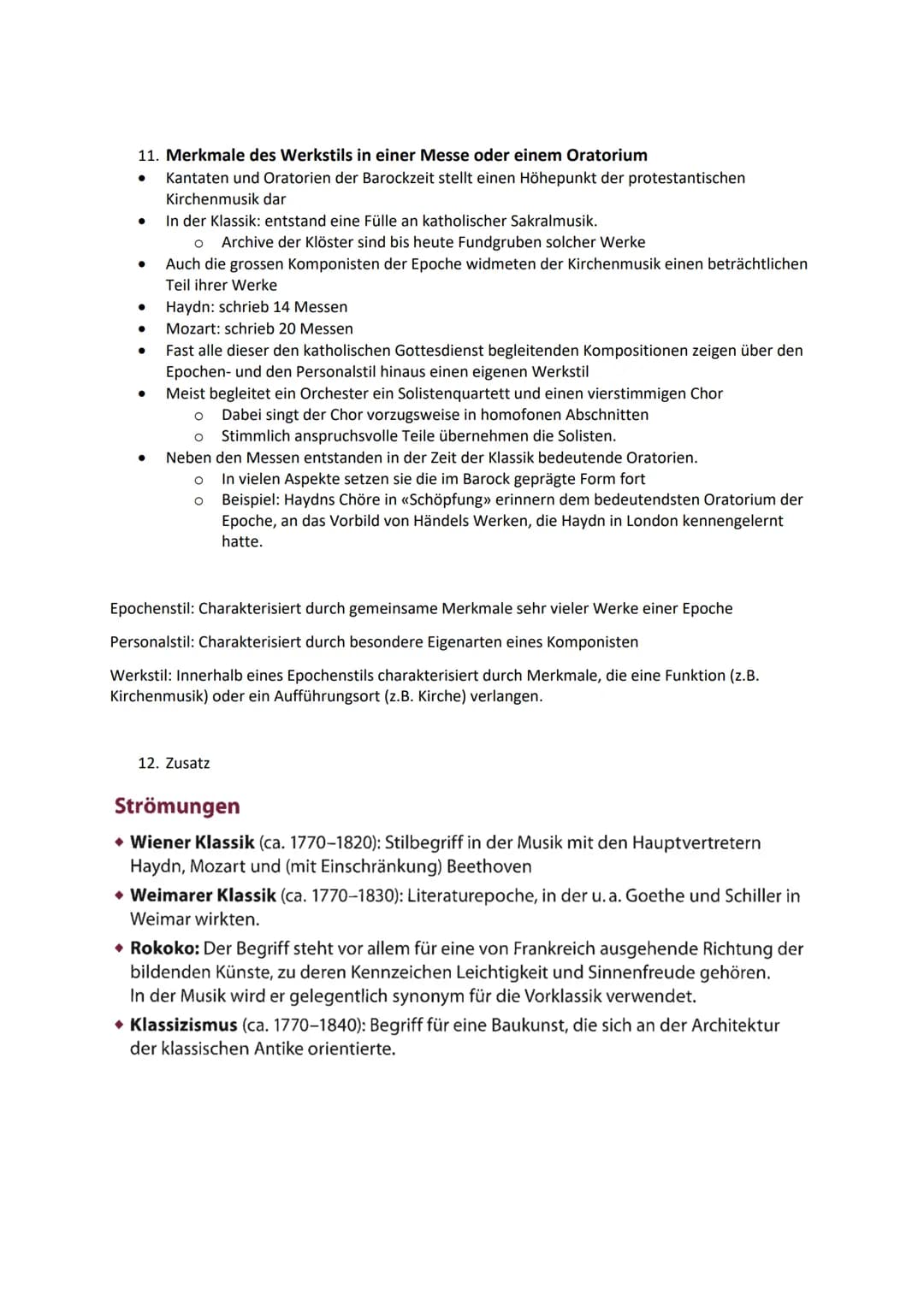 # Musik Zusammenfassung
1. Zeitraum der Wiener Klassik
1770-1820
Vier prägende Ereignisse
* 1751: Der erste Band der franzö