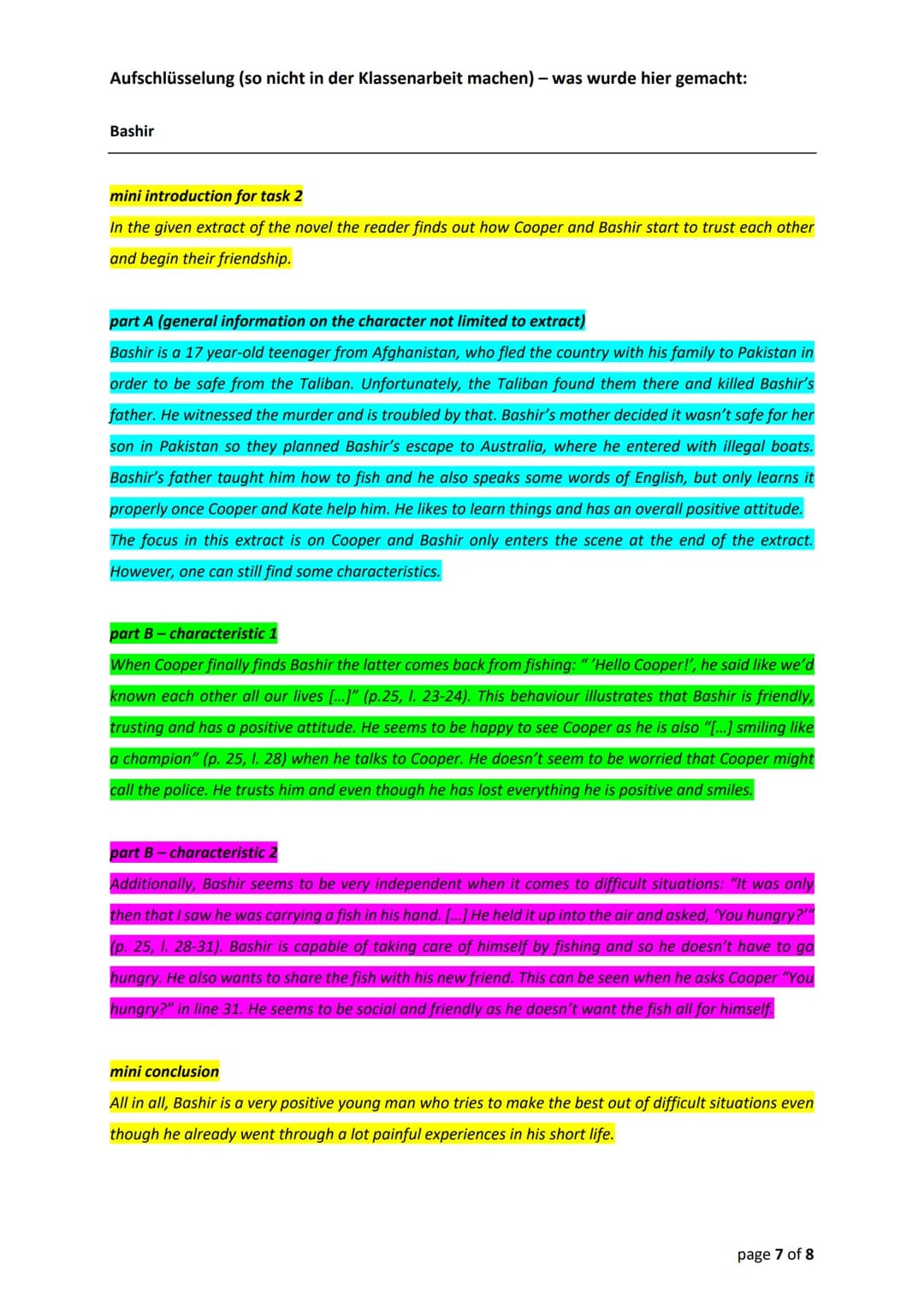 Coast to Coast — Summery and Characterisation
Name: Study_Queen
Englisch Klasse 9 # Zusammenfassung
Coast to Coast Summery and Characteris
