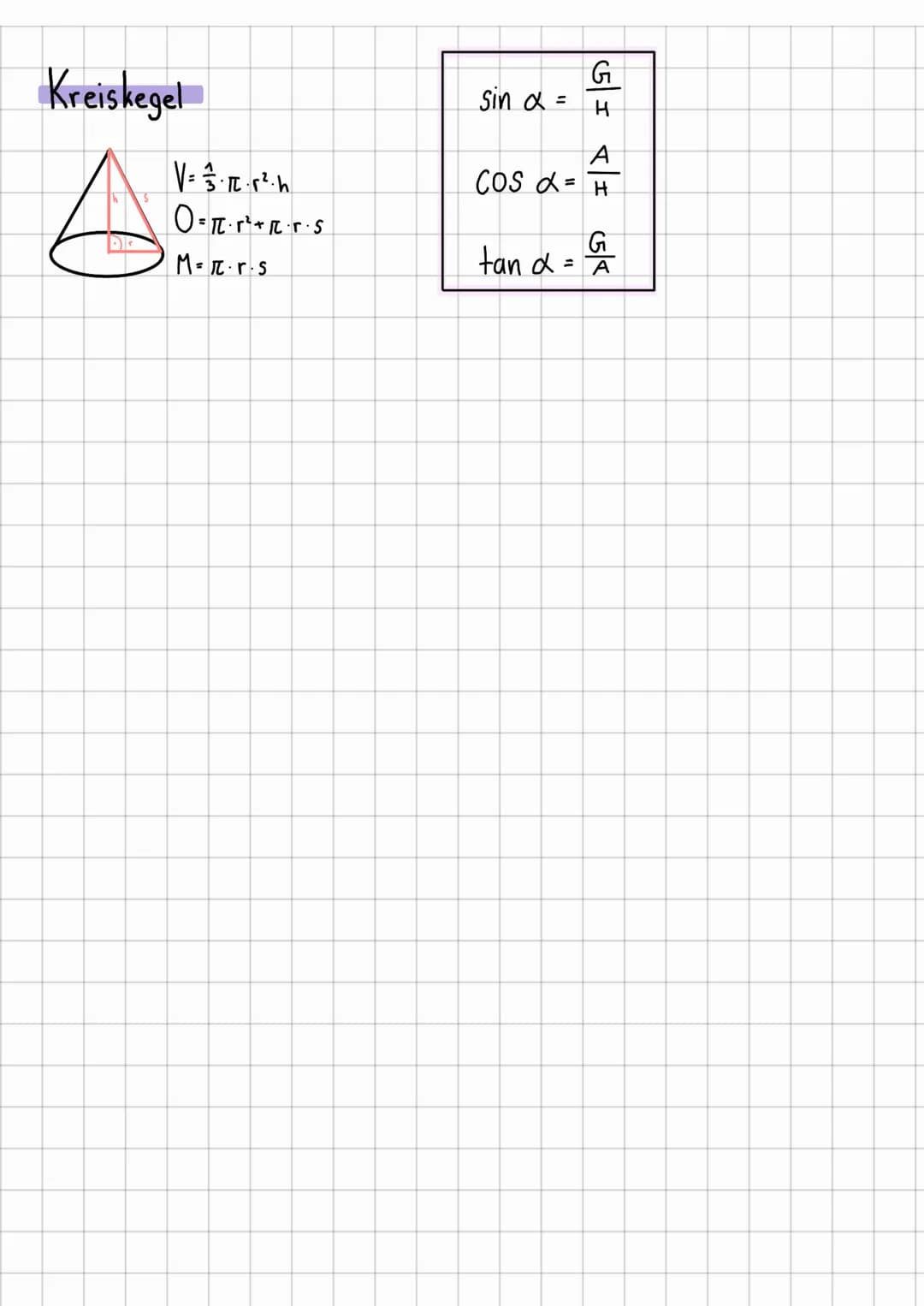 # Körper
Würfel
e
$V=a^3$
$0=6 \cdot a^2$
$e=a \cdot \sqrt{3}$
Quader
ノー
e
$V= a \cdot b \cdot c$
$0= 2 \cdot a \cdot b + 2 \cdot b