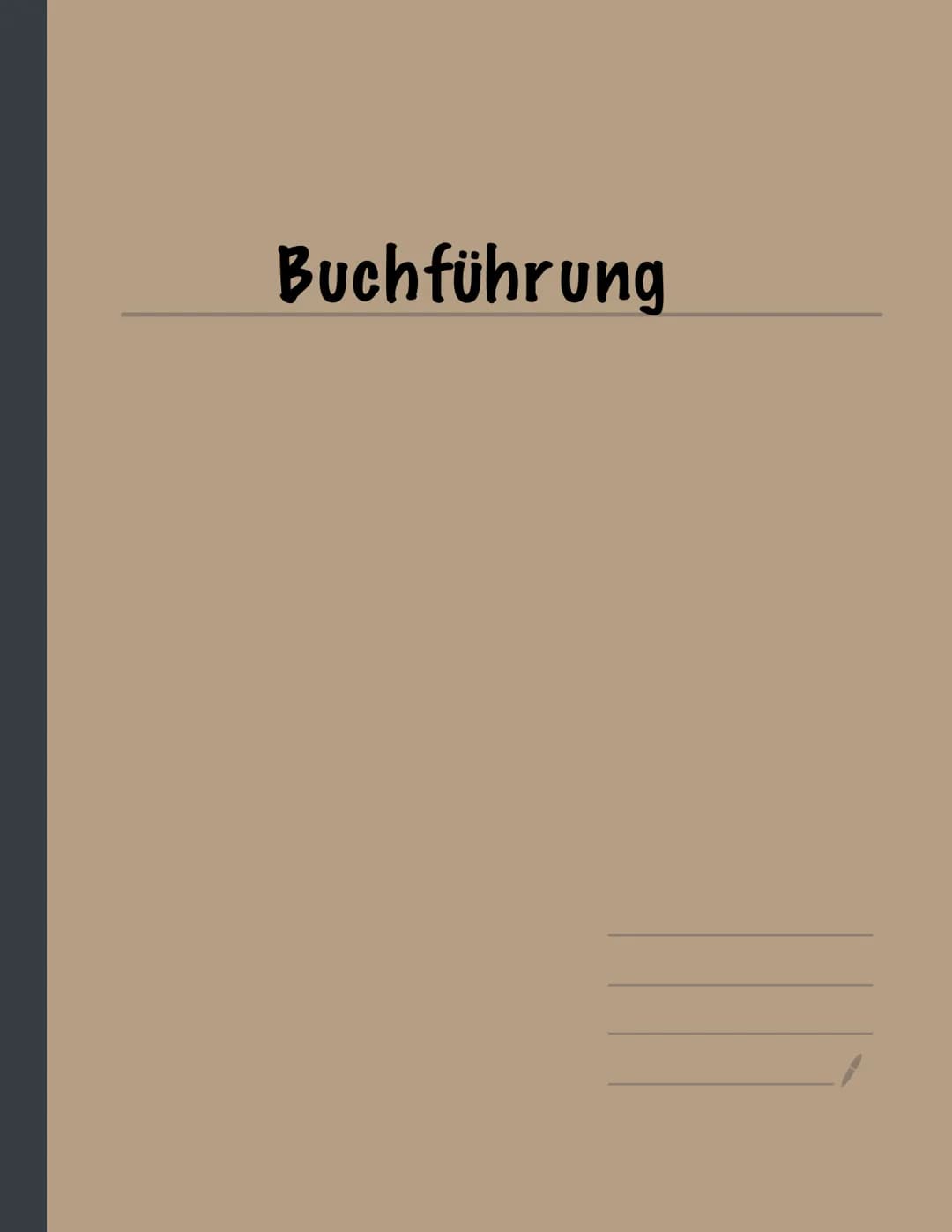# Buchführung # Buchführung
Was ist eine Buchführung?
Die Buchführung ist eine planmäßige, lückenlose und geordnete
Aufzeichnung aller Gesc