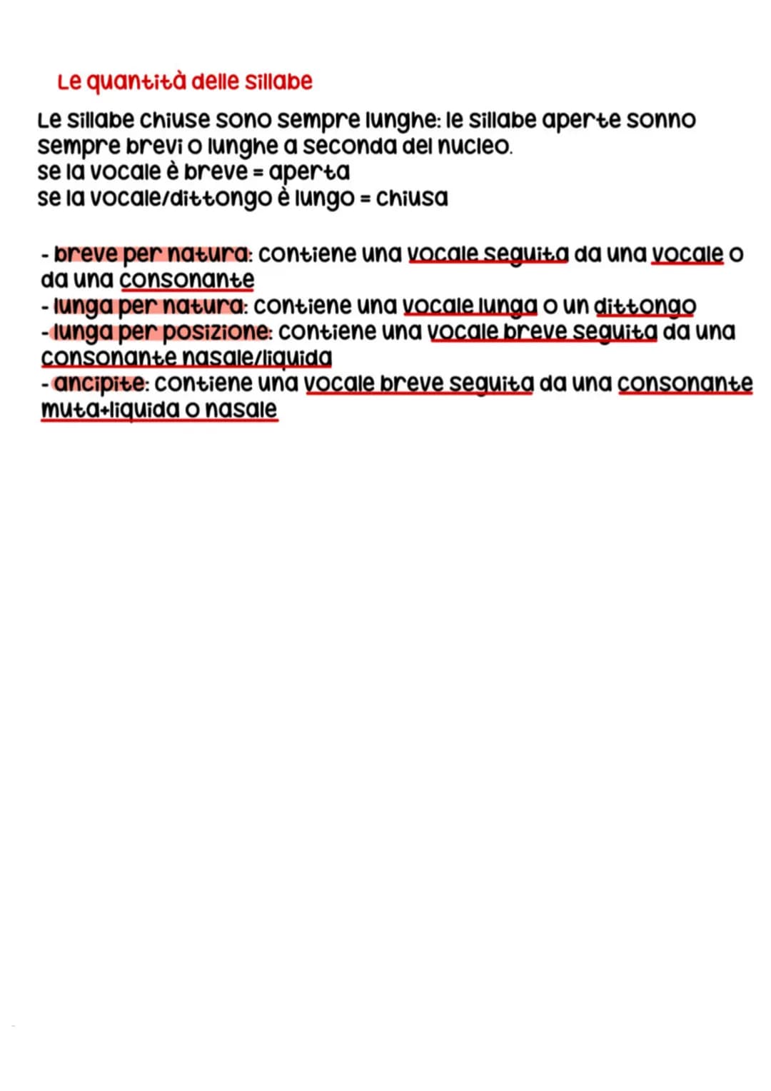 # Vocali e consonanti
Le vocali
α, ι, u sono ancipiti cioè sia lunghe che brevi
ε, ο sono brevi
η, ω sono lunghe
Esistono volta li scompar