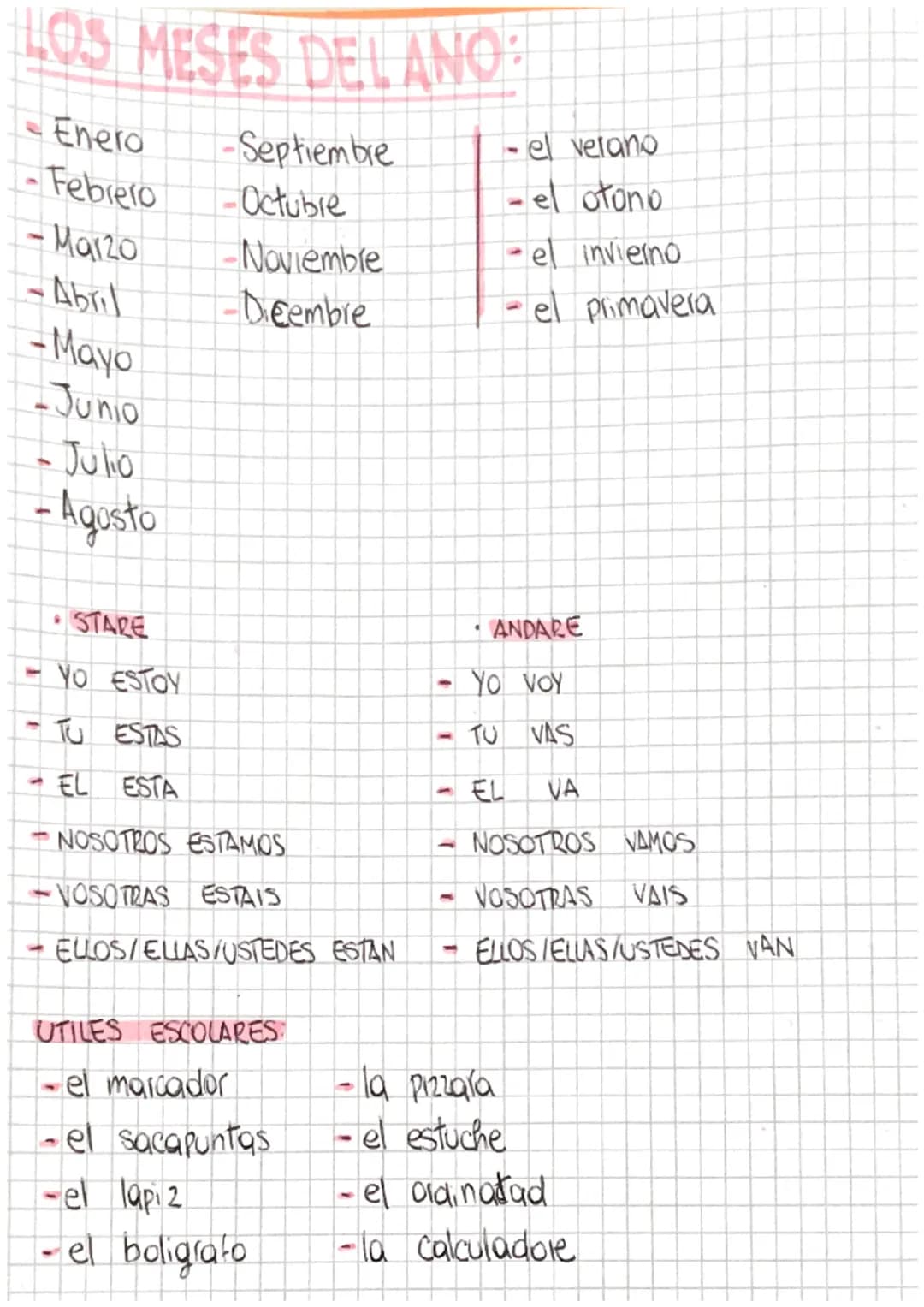 SPAGNOLO:
HOY ES
DE
DE 2022
GIORNI DELLA SETTIMANA
* LUNES lunedi
* MARTES martedi
* MIERCOLES: mercoledi
* JUVES giovedi
* VIER