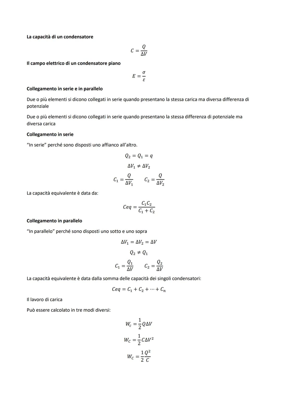 La carica elettrica e la legge di Coulomb
Carica elettrica elementare: e = 1,6022-10-19C.
Forza di Coulomb
Forza della prima
carica sulla
