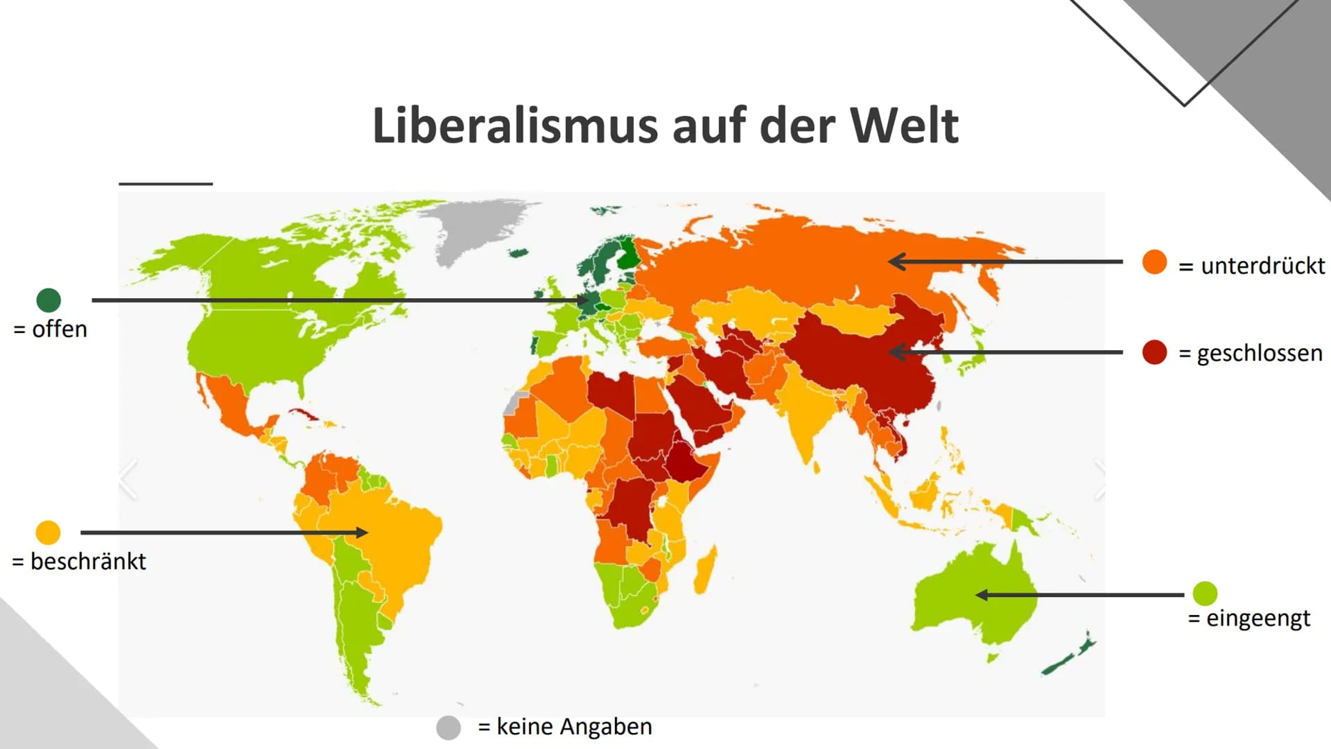 # Der Liberalismus
Von Azerin # Gliederung
1. Einleitung
* Was ist der Liberalismus ?
2. Hauptteil
* Grundidee
* Entstehung
* Verschieden