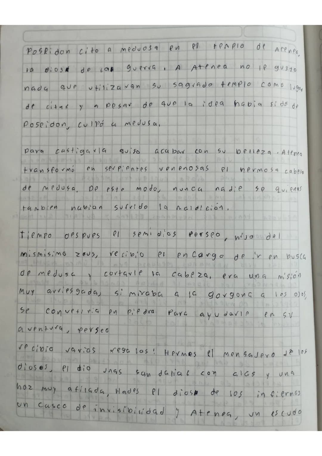 copia
en casa
con bueng letra y Ortografia un mito
completo y realiza el dibujo
el mito de mebusa
MPDUSA Pra una diosa de ung belleza extra