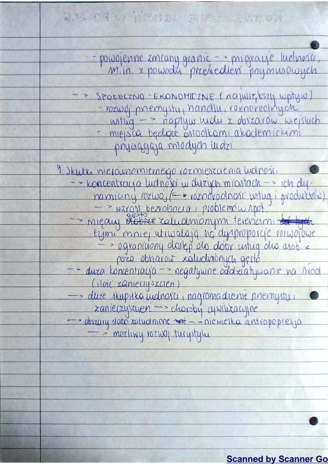 # ROZMIESZCZENIE LUDNOŚCI W POLSCE
1. Większość ludzi osiedla się w dużych skupiskach miejskich.
- tatwie, zdobyć dobre wykształcenie
- to