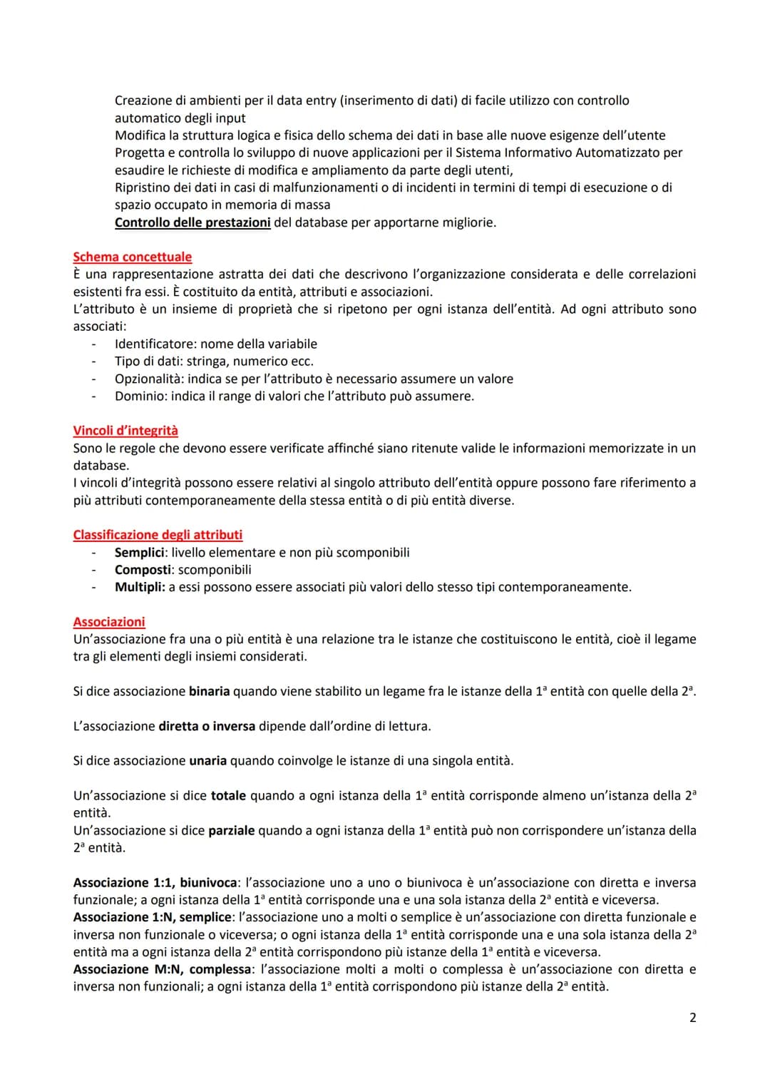 # DATABASE
Cos'è un database?
Un database è una raccolta di dati organizzati in modo integrato attraverso tecniche di modellazione e
gestit