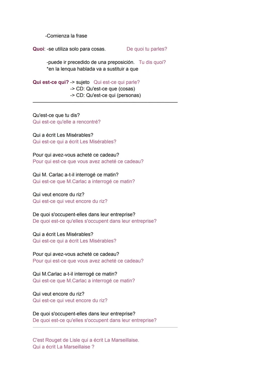 Los conectores
A) PARA ENUMERAR
-Premièrement, deuxièmement,
En premier lieu/ eu deuxième lieu...
D'abord/ ensuite/ puis/ après/ enfin
B)