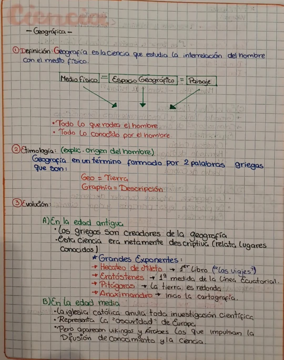 -Geográfica -
Definición: Geografía eslaciencia que estudia la interrelación del hombre
Con el medio físico.
Medio físico Espacio Geográfi