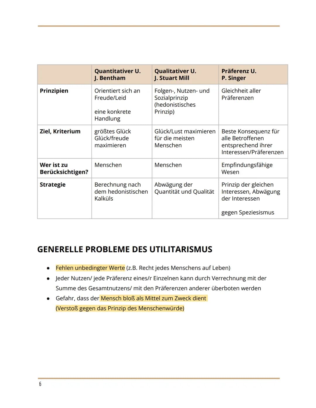 <h2>Utilitarismus</h2>
<p>Die utilitaristische Ethik basiert auf dem Prinzip der Nützlichkeit, welches die Vermehrung von Freuden oder Glüc