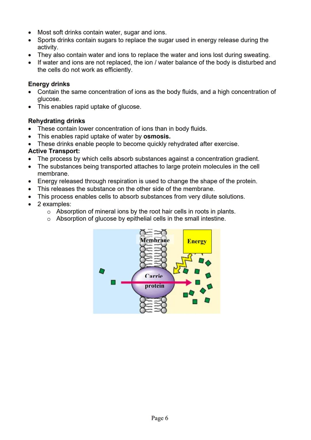 AQA
GCSE Biology
Paper 1
Summary Notes
Page 1 Topic 1 Cells and Cell Structures
Summary
All living things are made up of cells. The struc