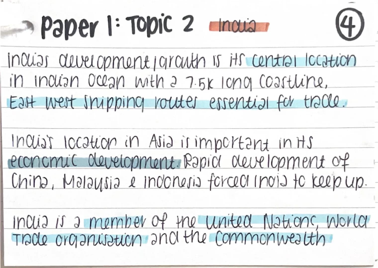 Paper 1: Topic 2
development measured: economic indicators
HDI uses 4 indicators: social indicators
1. life expectancu
2. Utency
3. av. l