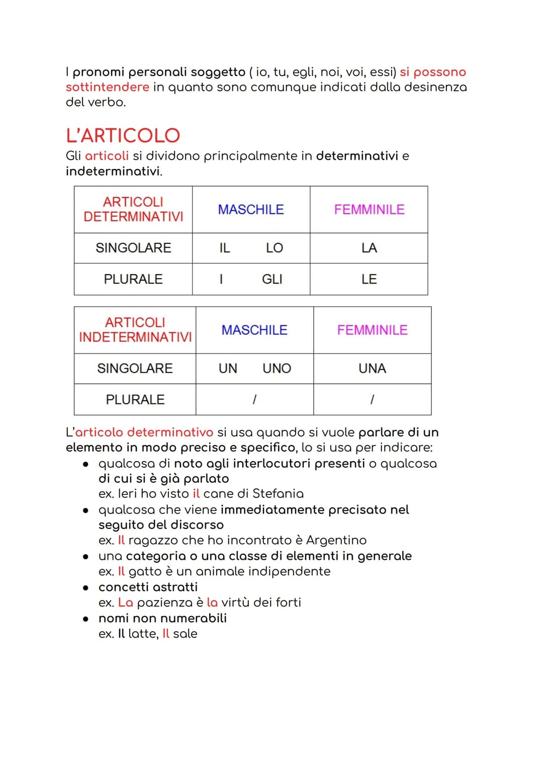 # Le parti del discorso
IL VERBO
Il verbo è una parte variabile del discorso che ci dice qualcosa sul
soggetto;
ex. Marco mangia la mela