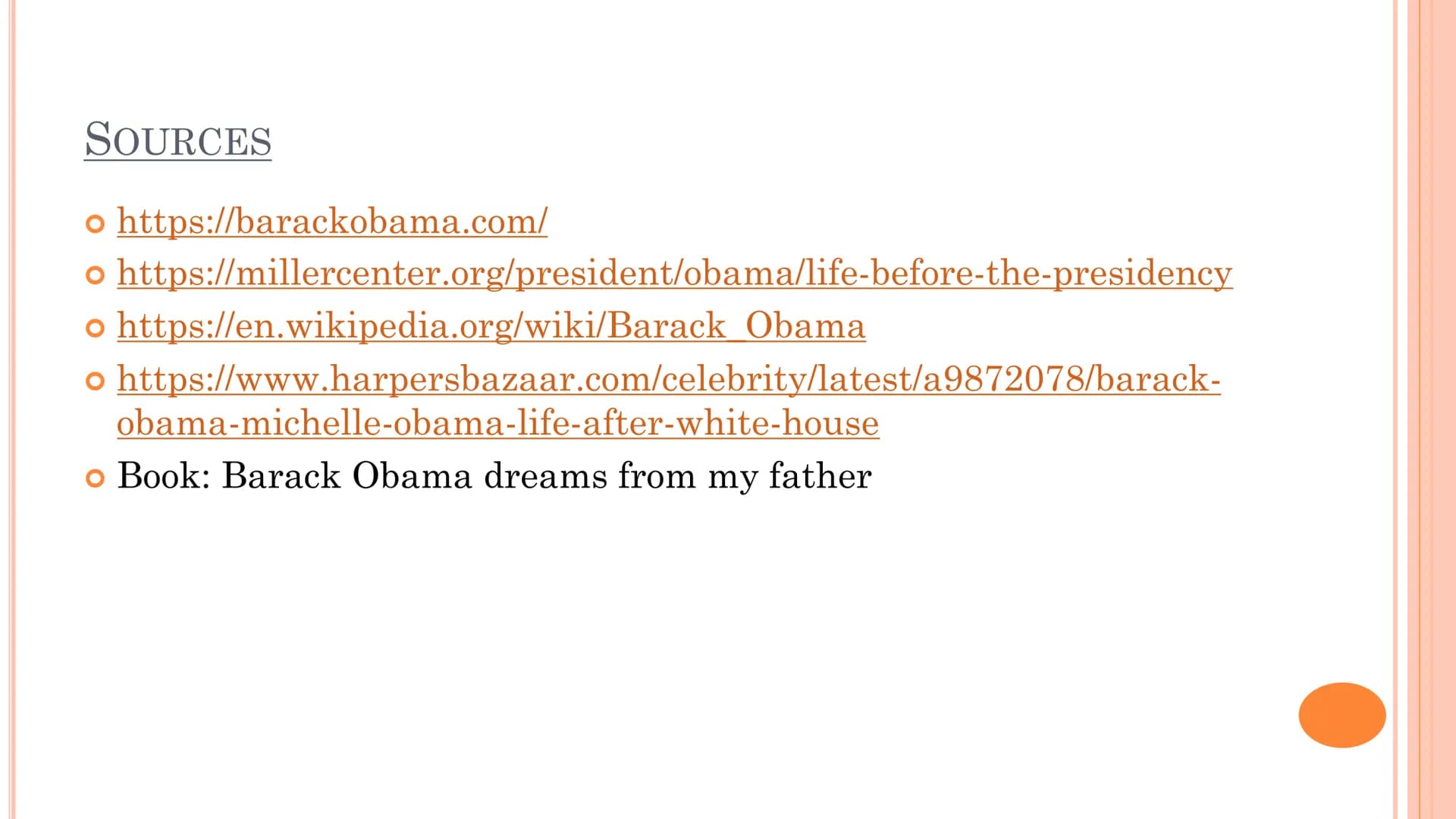 # Barack Obama – changing the world
YES, WE CAN. CONTENT
• Few facts about Barack Obama
• Obama's life before/after becoming the presiden