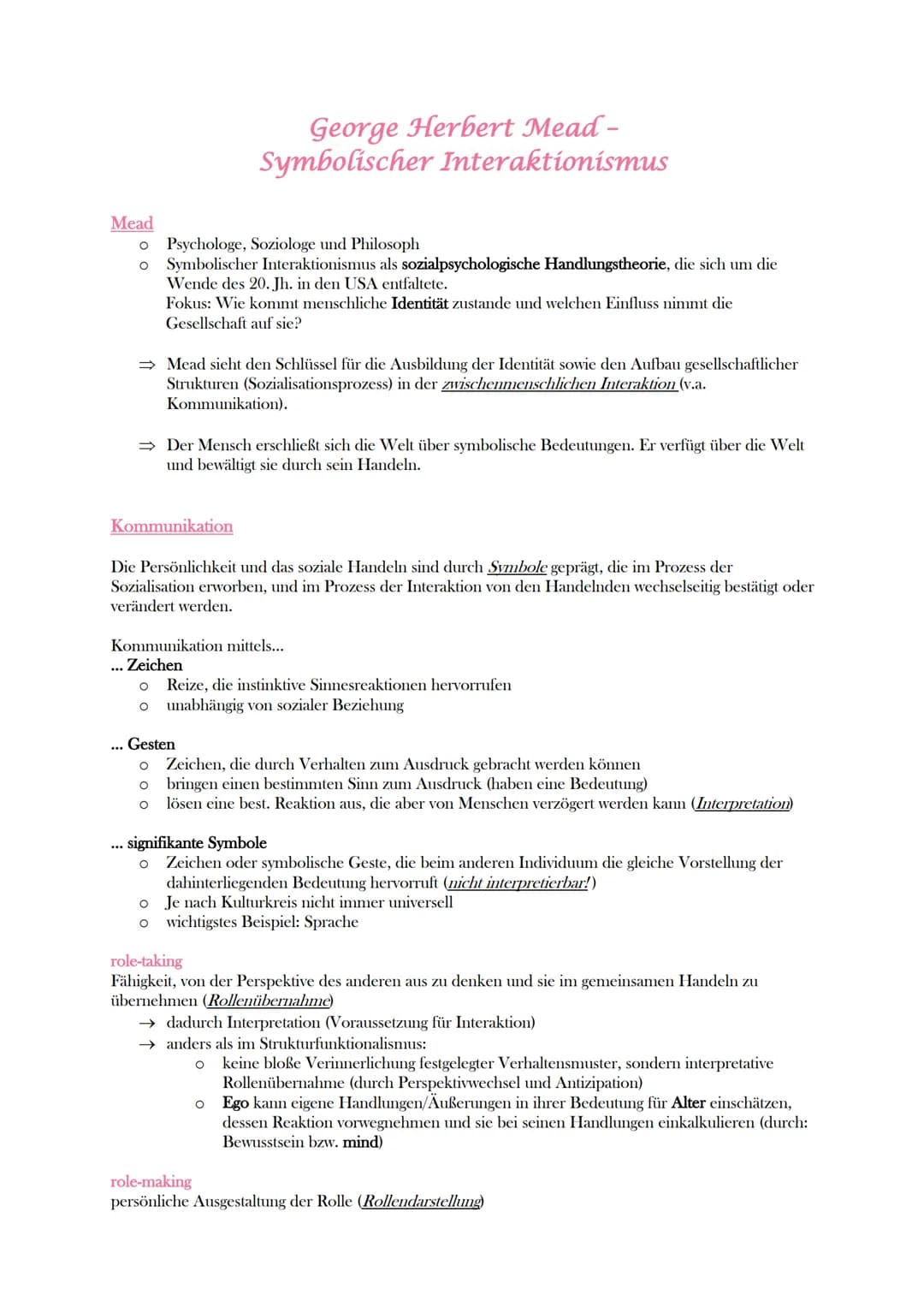 # Mead
George Herbert Mead-
Symbolischer Interaktionismus
* Psychologe, Soziologe und Philosoph
* Symbolischer Interaktionismus als soz