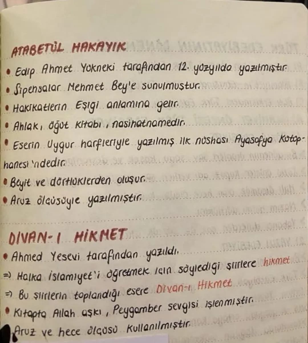 # TÜRK EDEBİYATININ DÖNEMLERİ
A) İslamiyet'ten önceki Türk Edebiyatı
8) İslamiyet'in Etkisindeki Türk Edebiyatı
C) Batı Etkisindeki Turk