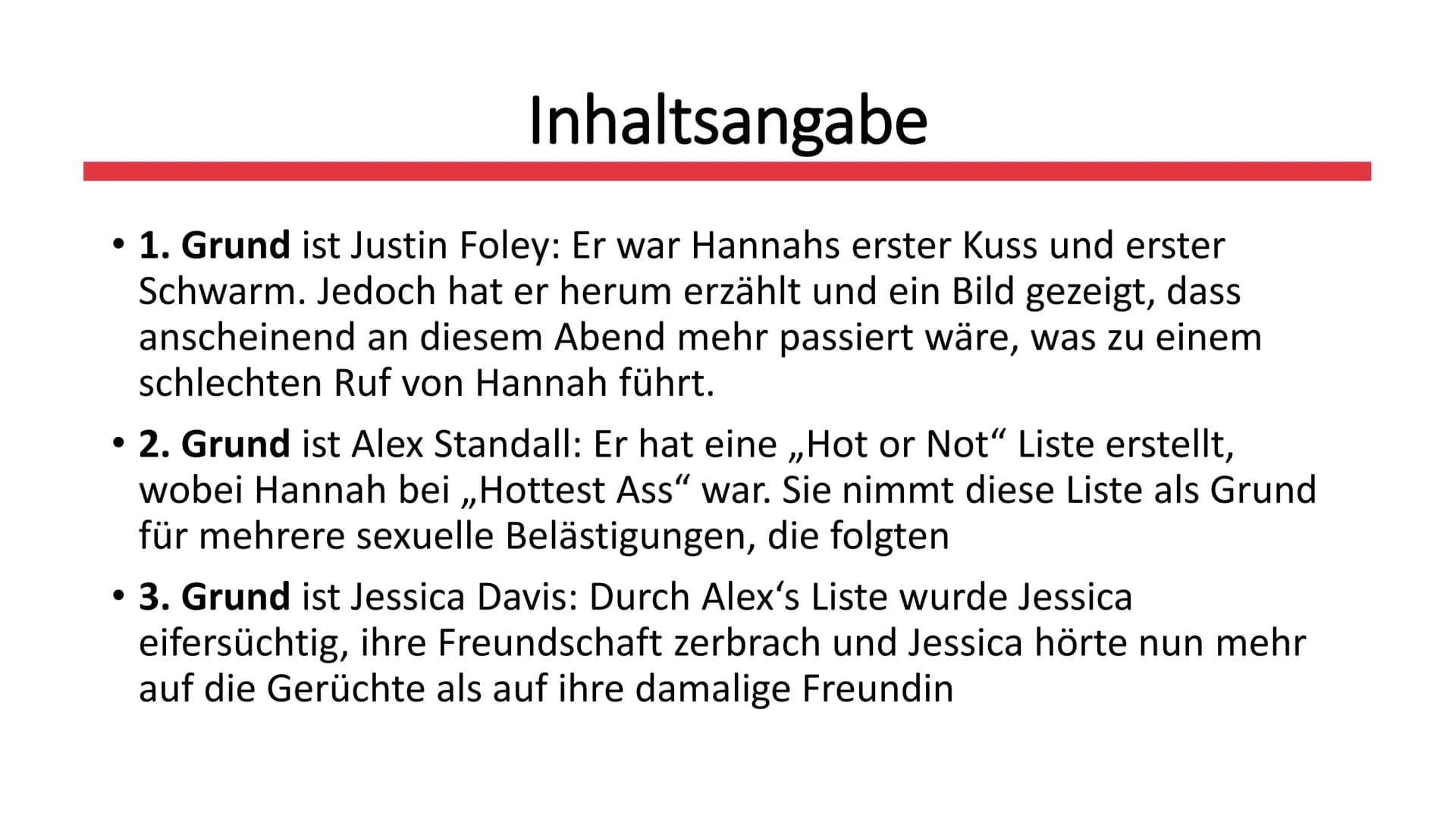 # Tote Mädchen
lügen nicht
Von Jay Asher
JAY ASHER
# TOTE
MÄDCHEN
# LÜGEN
NICHT ## Gliederung
* Allgemeines zum Buch
* Inhaltsangab
