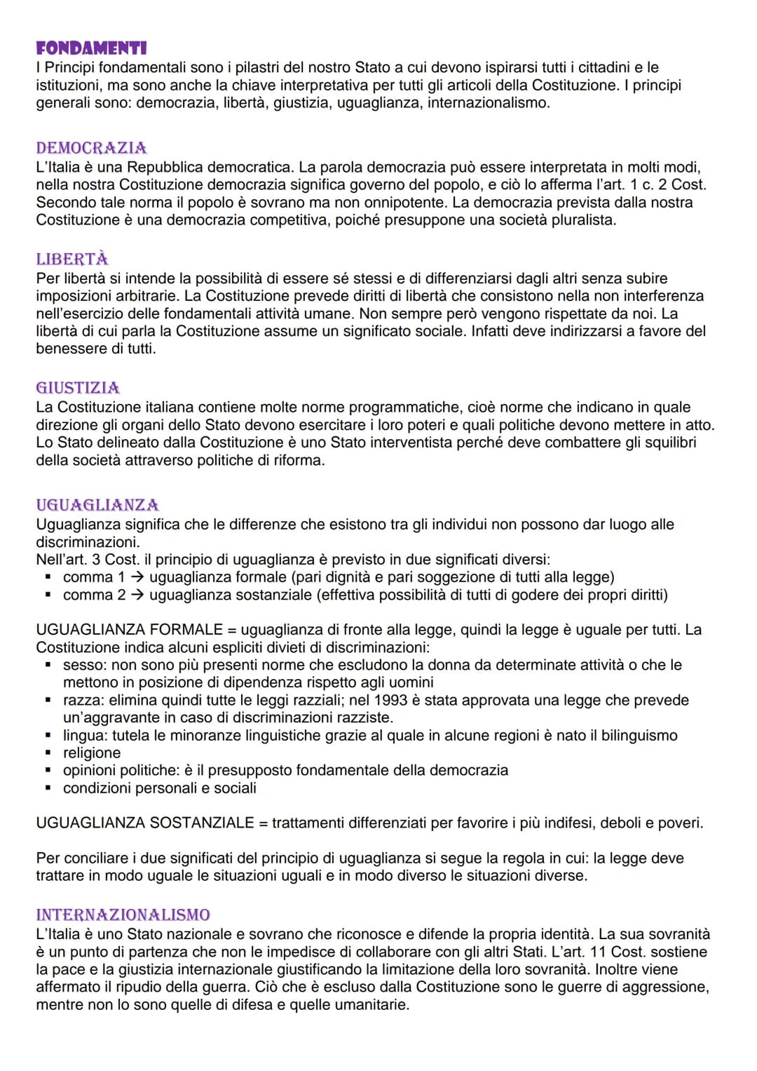 # La costituzione
ORIGINE E STRUTTURA
ASSEMBLEA COSTITUENTE
L'Assemblea costituente era divisa in due schieramenti principali:
* catto