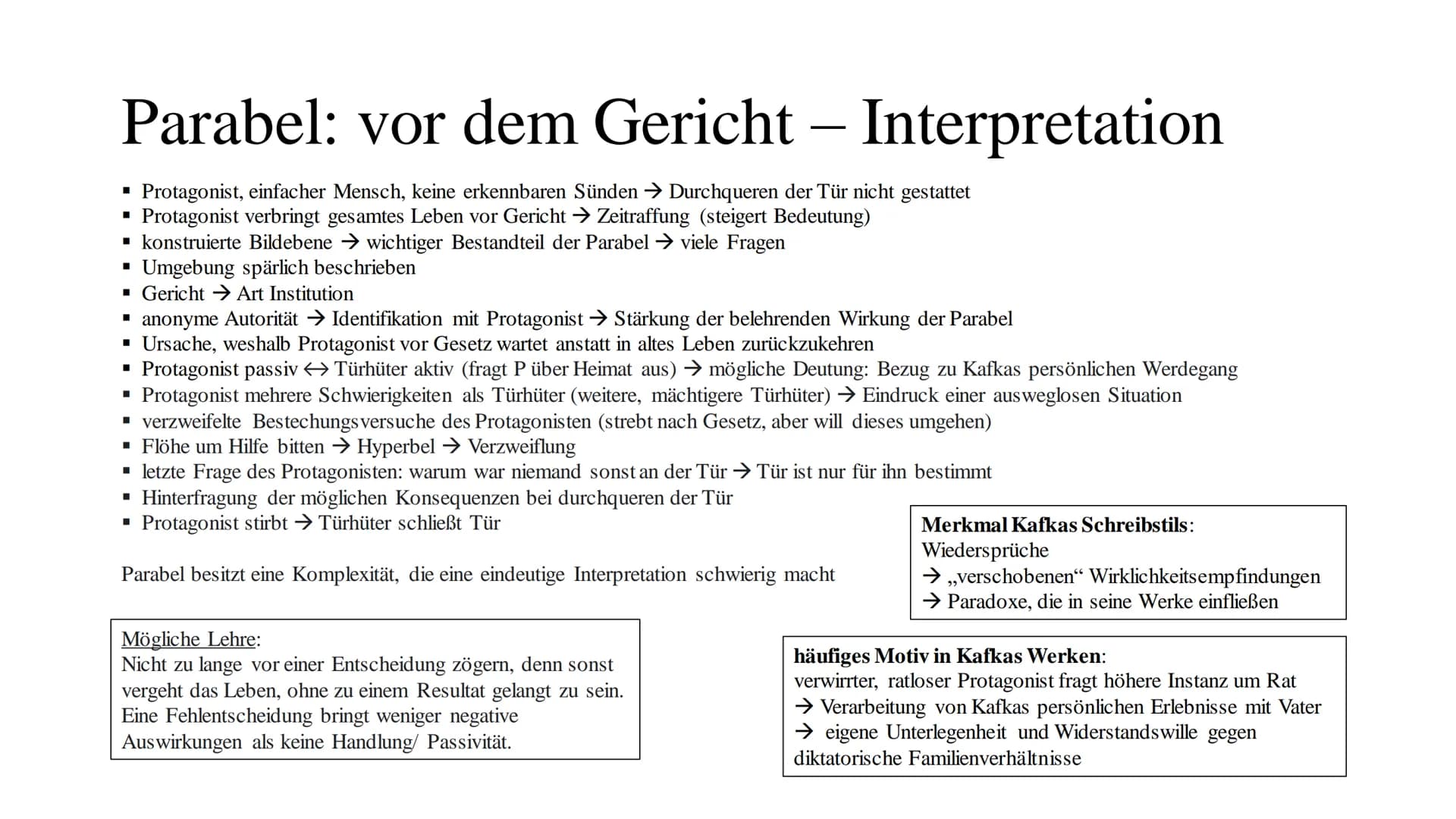 Franz Kafka # Franz Kafka
Selbstbild
■ "Grundgefühl der Nichtigkeit" „Kopfmensch"
■ sein Schreiben ist das Einzige, was er hat; ohne ist