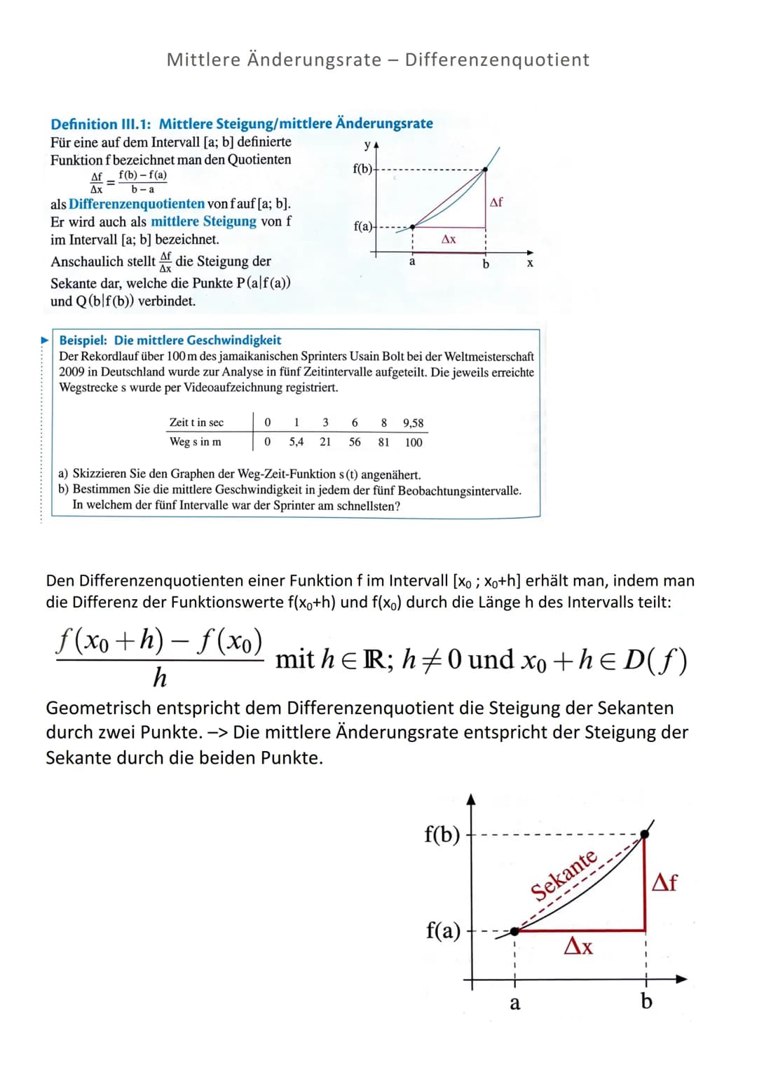 Analysis
Ganzrationale Funktionen
Definition 1.10
Eine Funktion mit der Gleichung
f(x) = $a_nx^n + a_{n-1}x^{n-1} + ... a_1x + a_0$
heißt