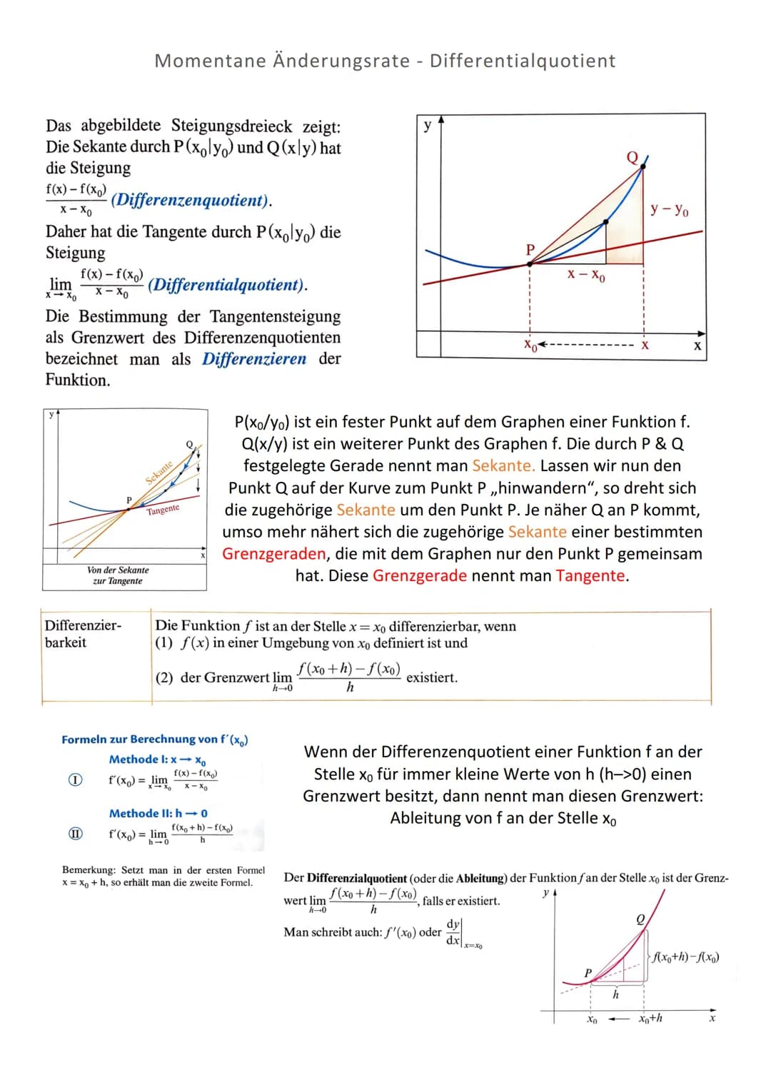 Analysis
Ganzrationale Funktionen
Definition 1.10
Eine Funktion mit der Gleichung
f(x) = $a_nx^n + a_{n-1}x^{n-1} + ... a_1x + a_0$
heißt