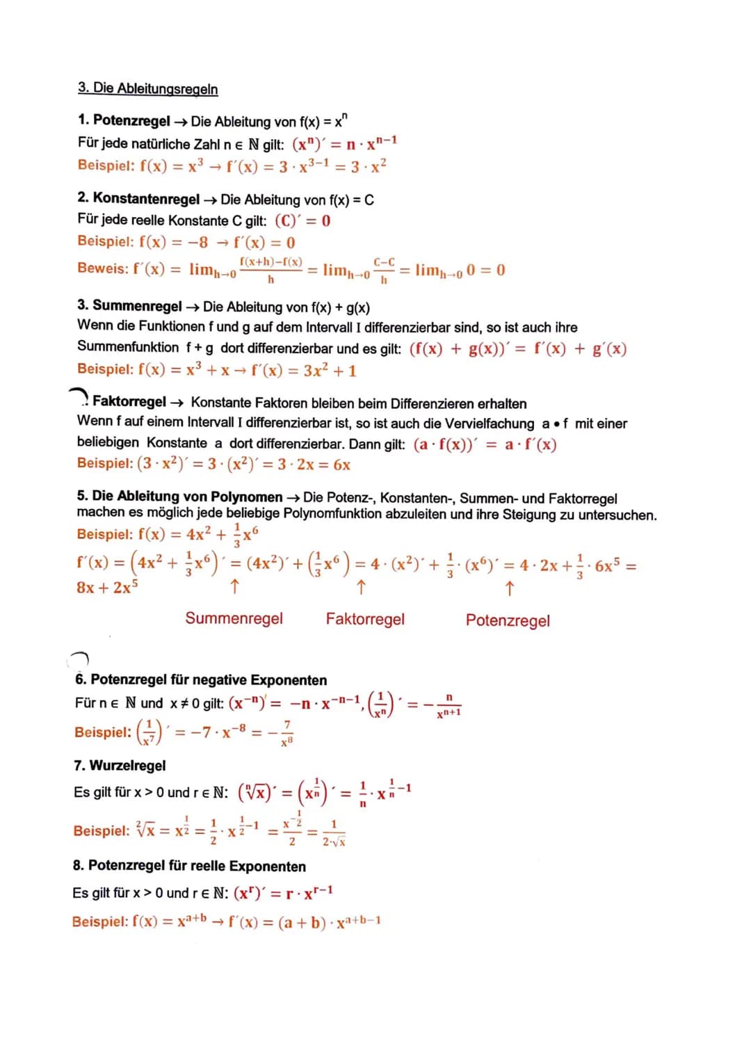Analysis
Ganzrationale Funktionen
Definition 1.10
Eine Funktion mit der Gleichung
f(x) = $a_nx^n + a_{n-1}x^{n-1} + ... a_1x + a_0$
heißt