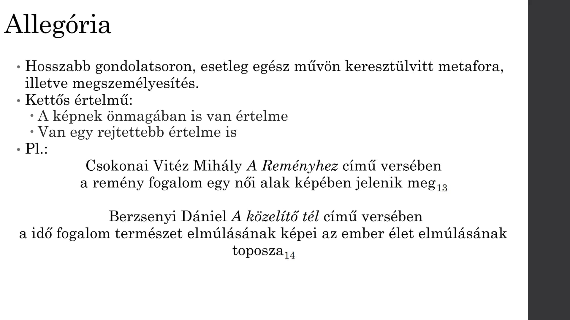 # Szóképek és
alakzatok
Készítette: Fófai Laura # Metafora
* Két fogalom, tulajdonság tartalmi-hangulati hasonlóságán alakuló
szókép.
*