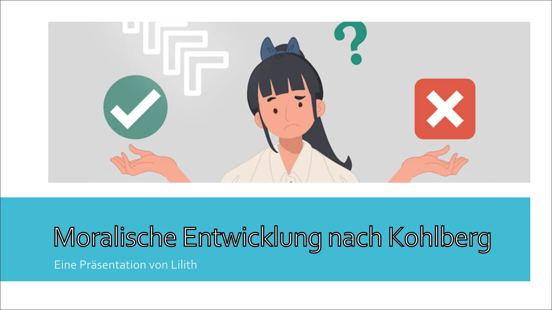 # Moralische Entwicklung nach Kohlberg
Eine Präsentation von Lilith # Inhaltsverzeichnis
Lawrence Kohlberg
Moralbegriff
Interviewansatz
