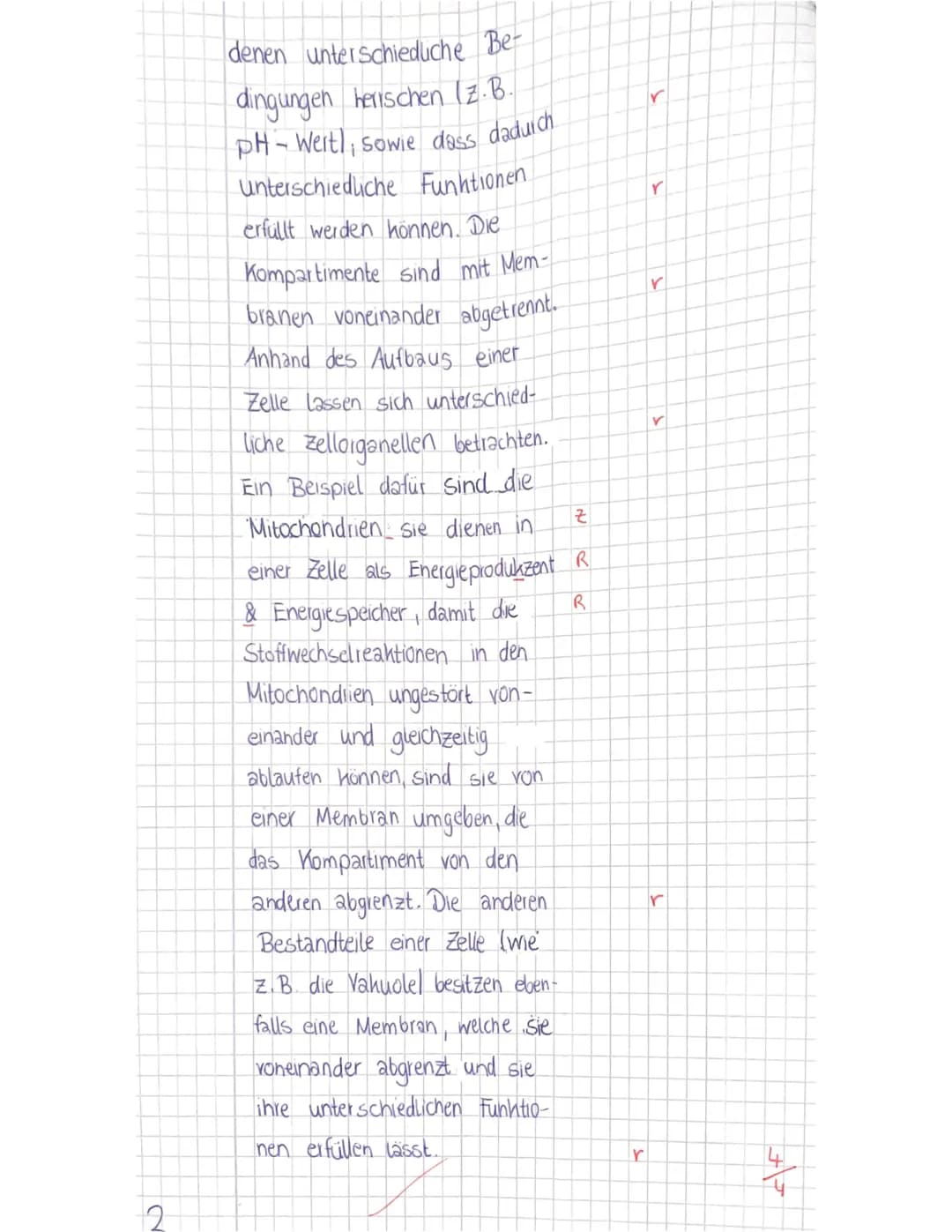 # BIOLOGIE - KLAUSUR NR. 1; Themenbereich: Cytologie
Datum: 30.11.2021 Klasse: 1152
Lehrkraft:
(Da) Name:
Es wurden 425 Punkte von 48
möglic