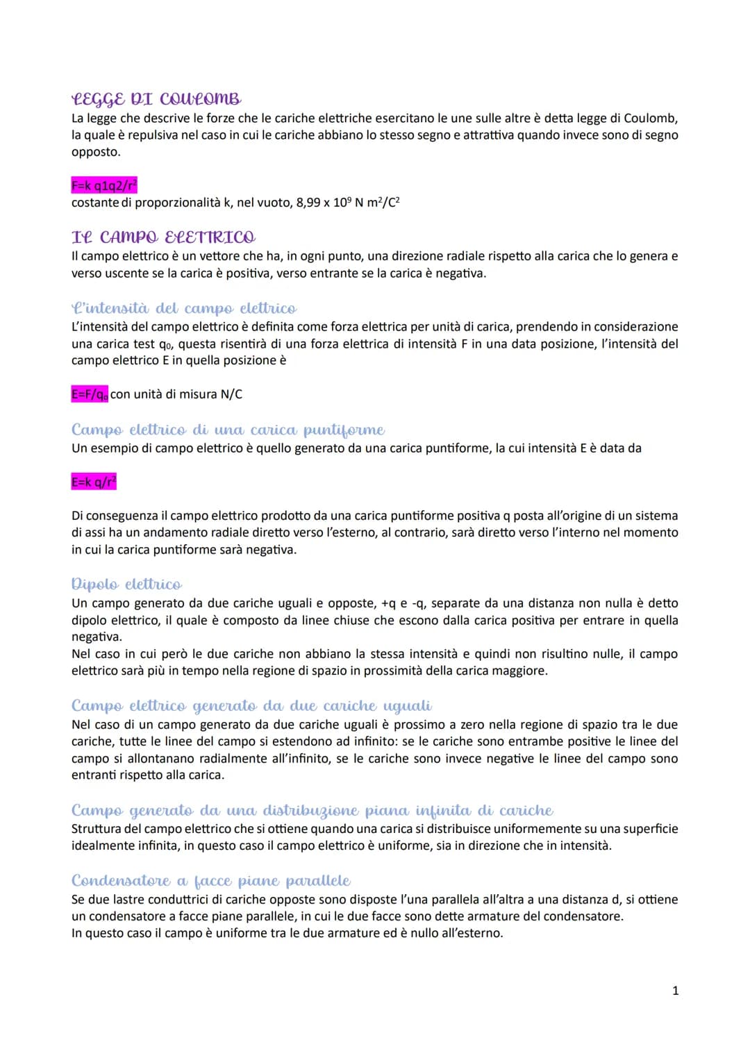 # LEGGE DI Coulomb
La legge che descrive le forze che le cariche elettriche esercitano le une sulle altre è detta legge di Coulomb,
la qual