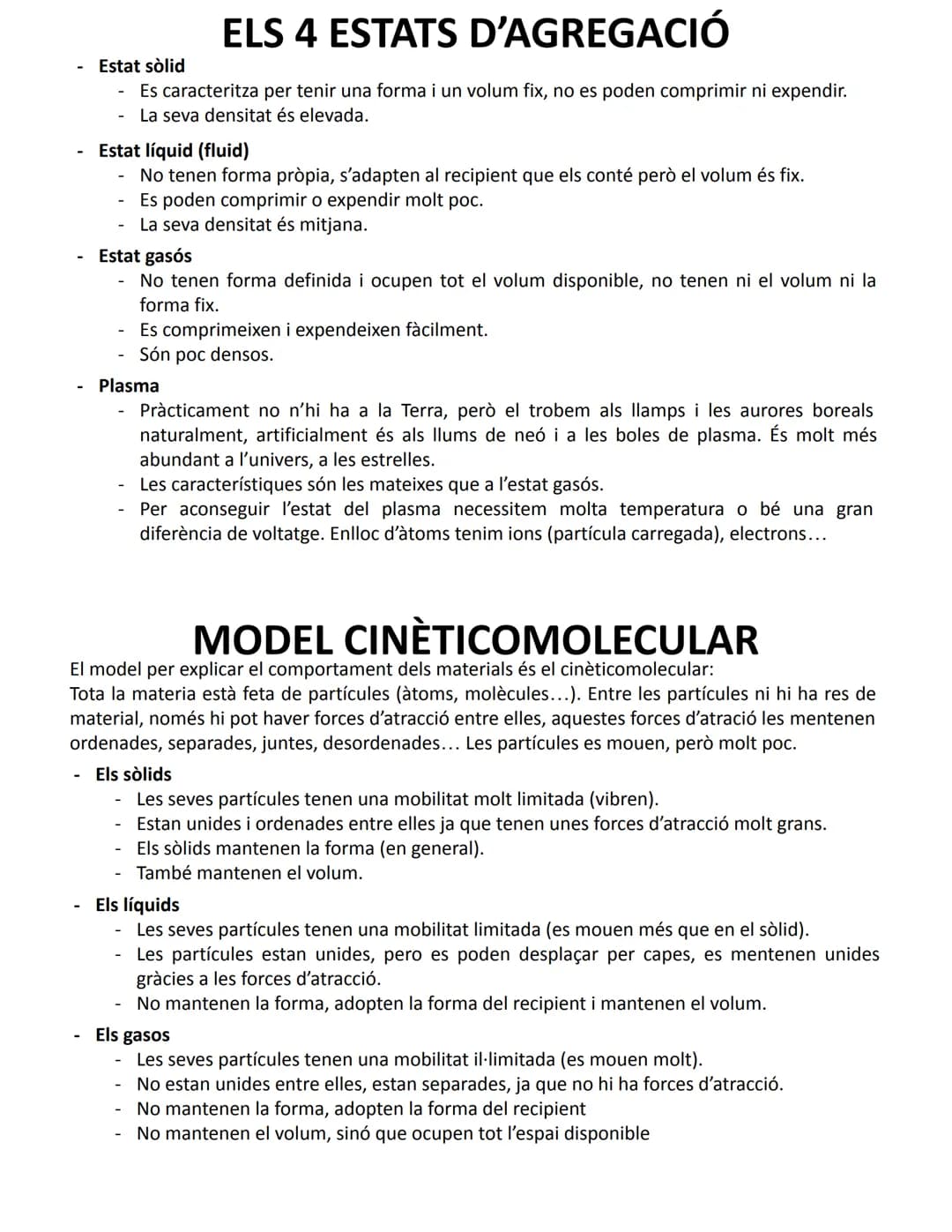 # ELS 4 ESTATS D'AGREGACIÓ
- Estat sòlid
- Es caracteritza per tenir una forma i un volum fix, no es poden comprimir ni expendir.
- La