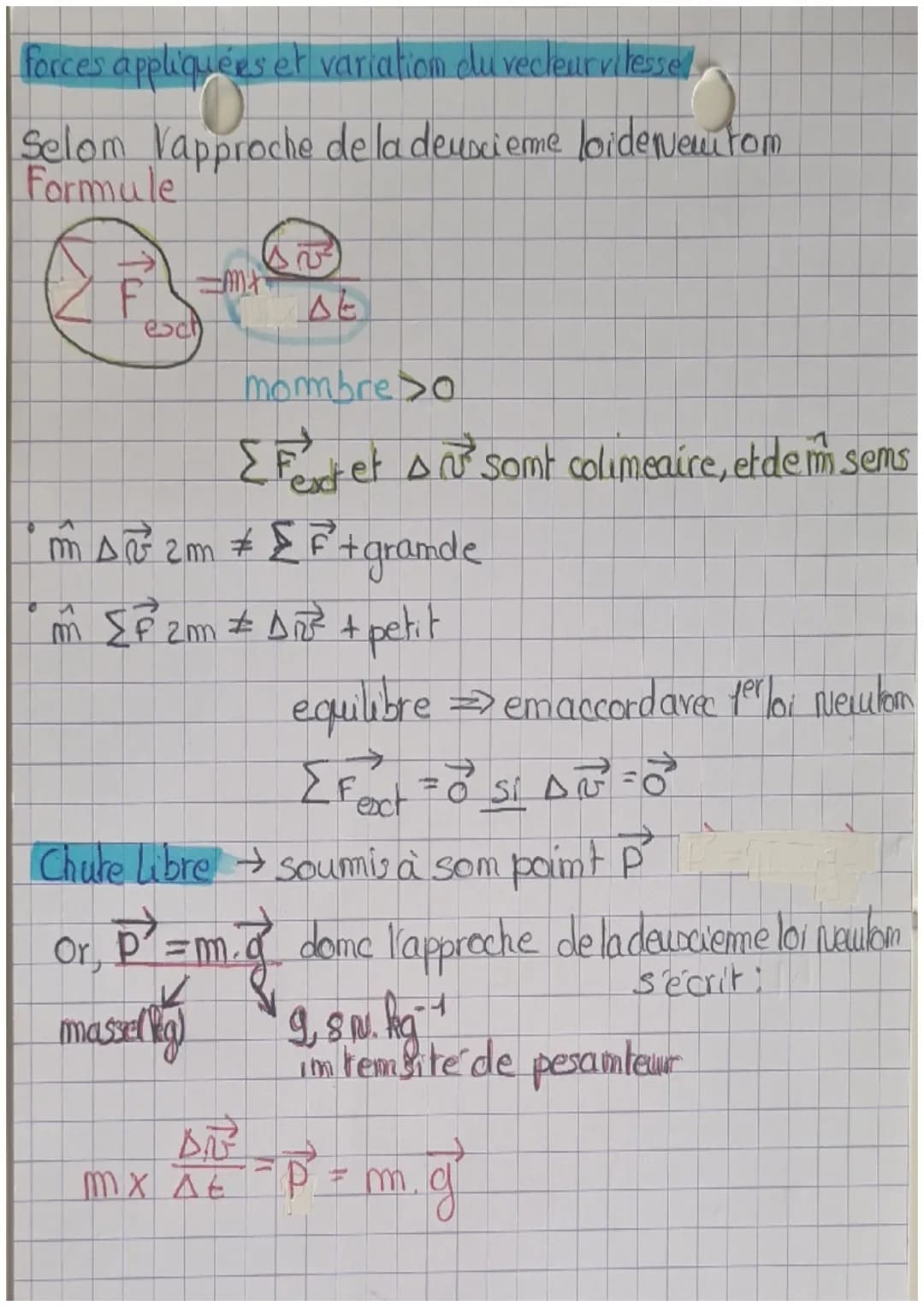 vecteur vitesse
# CHAPITRE 13,
↳ mouvement d'um systeme
Formule
$
\overrightarrow{v_2} = \frac{M_1 M_3}{t_3-t_1}
$
direct celle delatamgeamk
