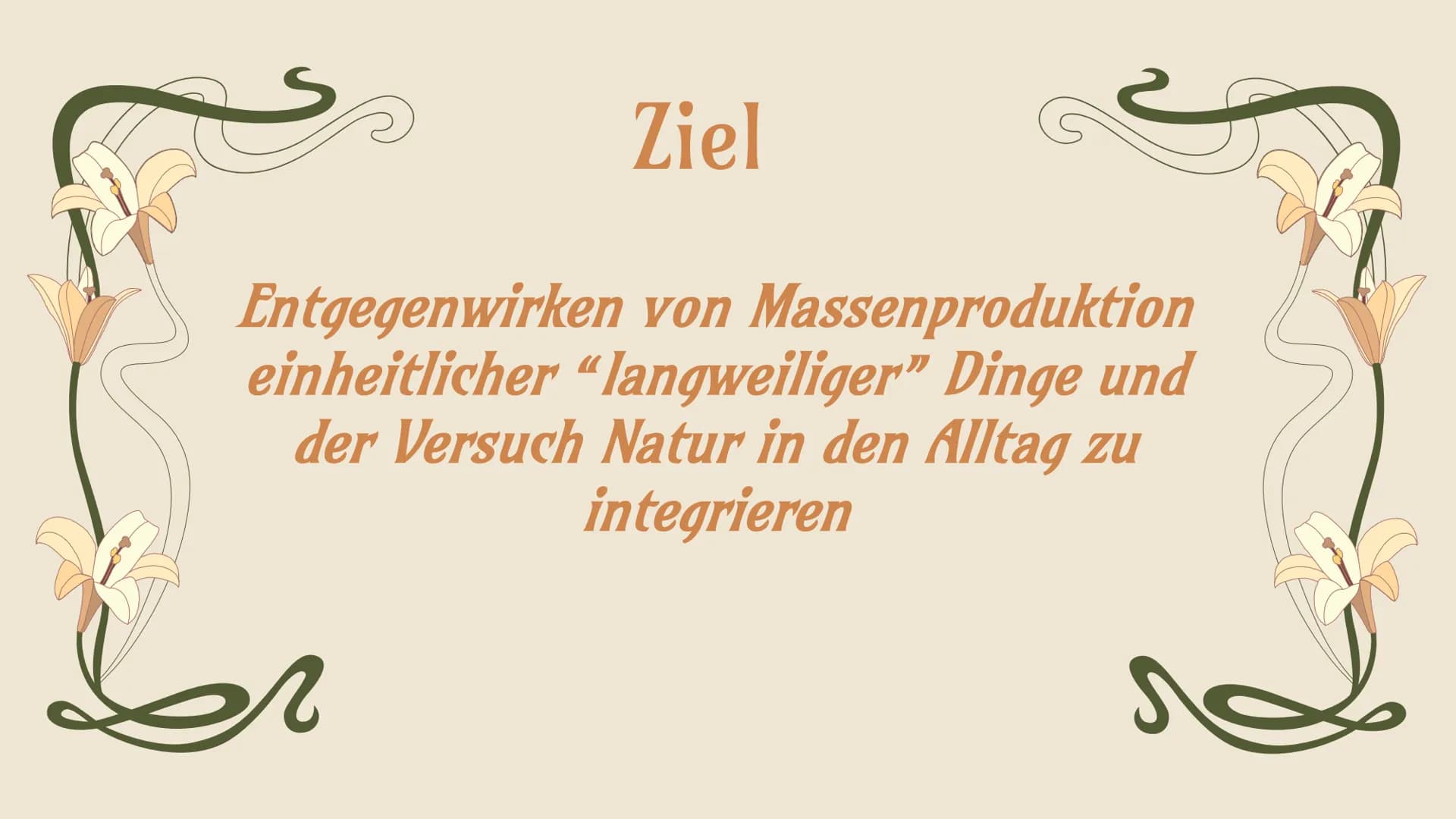 # JUGENDSTIL
## ART NOUVEAU
Trang Le Thi Minh 12b Kunst 2 # Gliederung
1. Entstehung
2. Merkmale
3. Architektur
4. Handwerk
5. Mode „Edwa