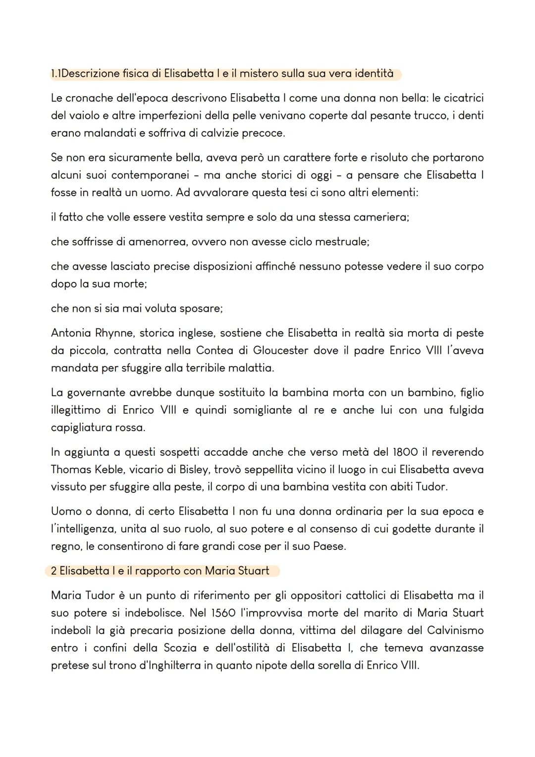 # ELISABETTA I TUDOR
(1558-1603)
Pensiero politico
Portò avanti una politica di pacificazione
religiosa e di mobilità sociale. Favori la
c