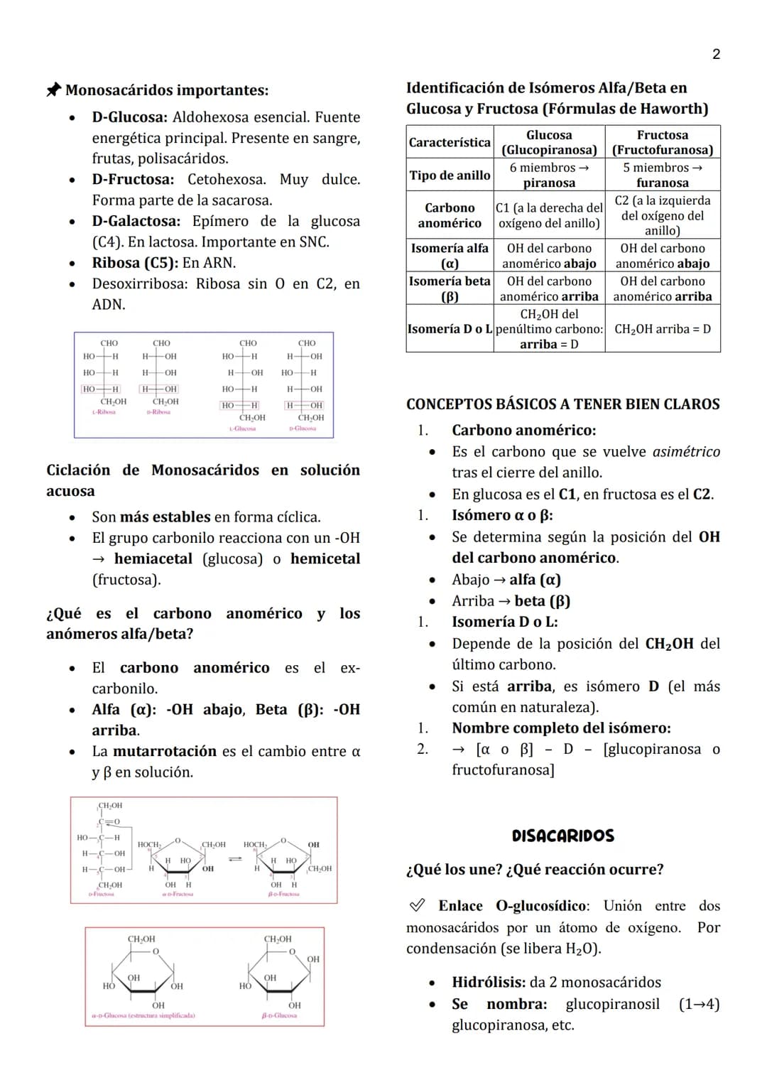 1
Unidad 3
HIDRATOS DE CARBONO
Un hidrato de carbono, también llamado
glúcido o carbohidrato, es un biomolécula
compuesta principalmente por