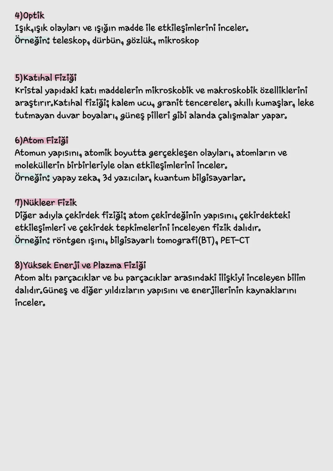 # FİZİK BİLİMİNE GİRİŞ
FİZİK; uzay, zaman, madde ve enerji arasındaki ilişkileri inceleyen, gözlem ve deneye dayalı
bir bilim dalıdır.
##