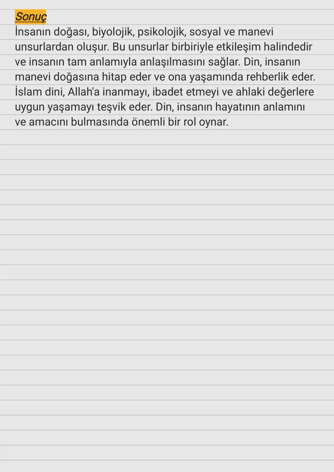 # İnsanın Doğası
İnsanın Doğası ve Din
İnsanın doğası, onun biyolojik, psikolojik, sosyal ve manevi
yönlerini içerir. İnsanın doğası, hem m