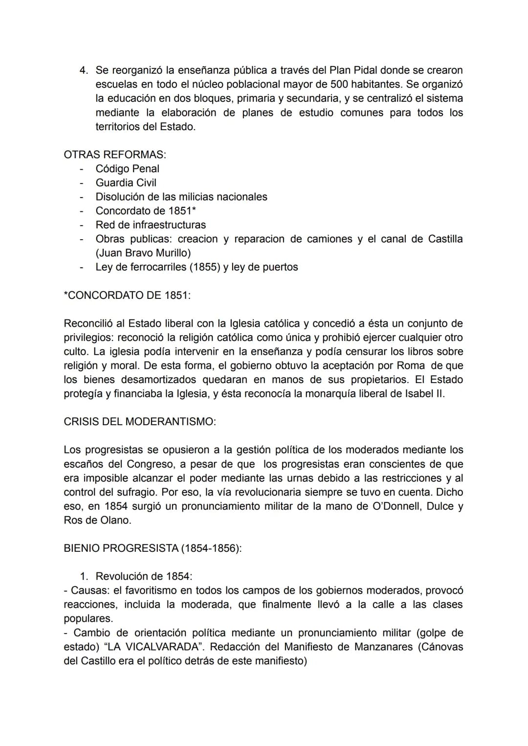# CONSTRUCCIÓN DEL ESTADO LIBERAL (1833-1874)
REINADO DE ISABEL II:
El reinado de Isabel II estuvo dividido en dos etapas, la primera etap