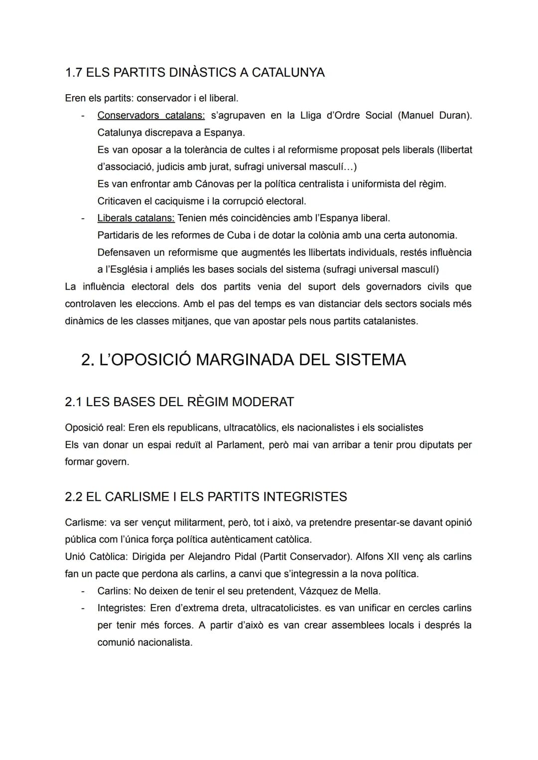 # LA RESTAURACIÓ BORBÒNICA
1. EL RETORN DE LA DINASTIA
1.1 PREPARACIÓ DE LA RESTAURACIÓ ALFONSINA
L'any 1870, Antonio Cánovas del Castill