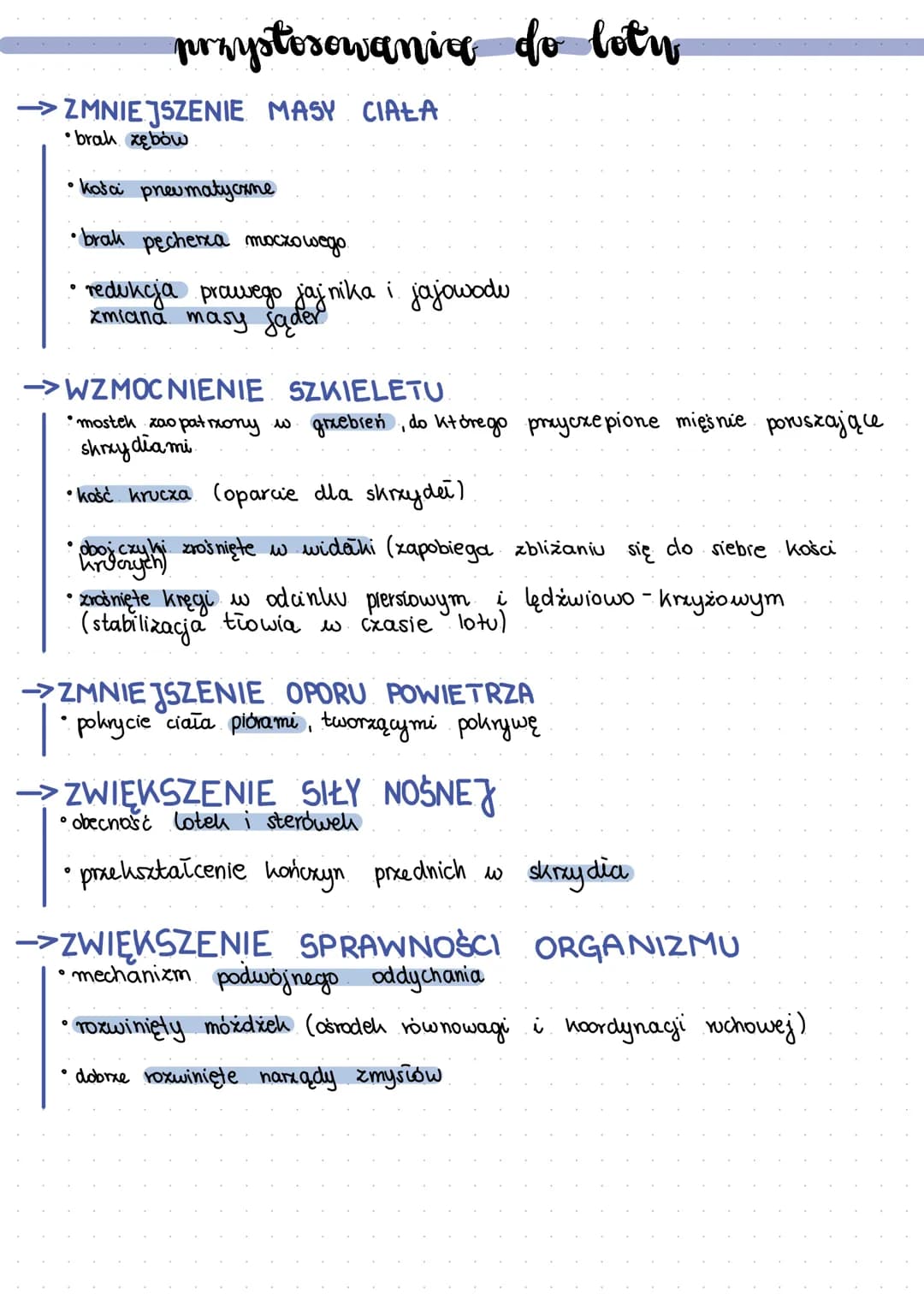 # ptalri
- żuchwowce,owodniowce, staïocieplne
- pierwotnie lądowe
- prxystosowane do lotu
- podwójne oddychanie
- pochodzą od gadów
po