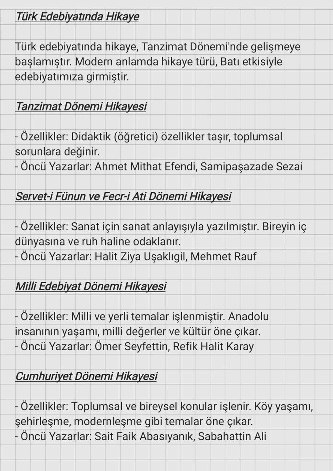 # Hikaye
## Hikaye Nedir?
Hikaye, gerçek veya kurgusal olayların, belirli bir zaman ve
mekanda, genellikle kısa ve yoğun bir anlatımla ele
