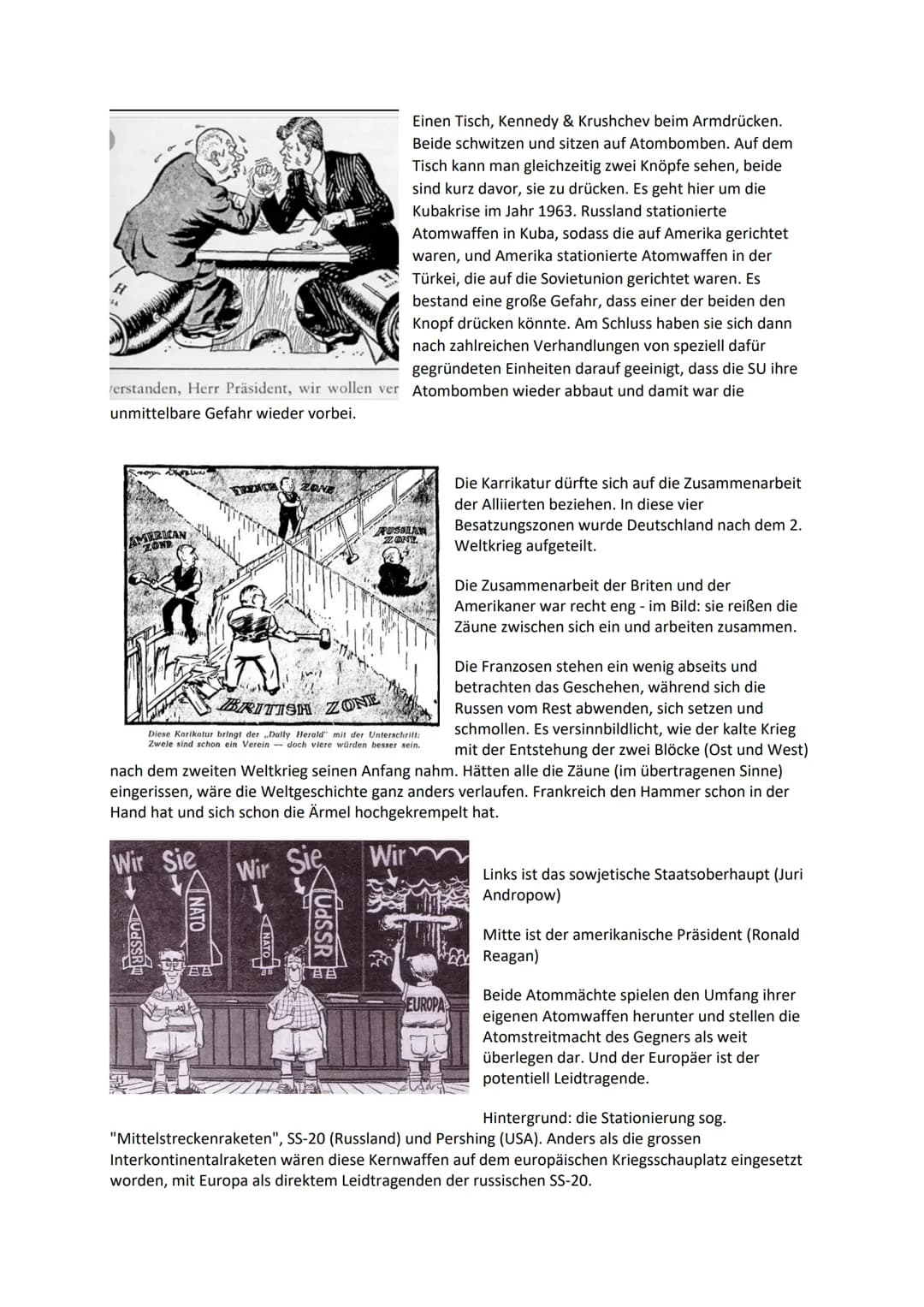 # Karikaturen Kalter Krieg
HILFE ICH WERDE
VERFOLGT
Hardlinern auf beiden Seiten keiner erkennen.
HILFE VR
Speziell hierbei ist ja dass