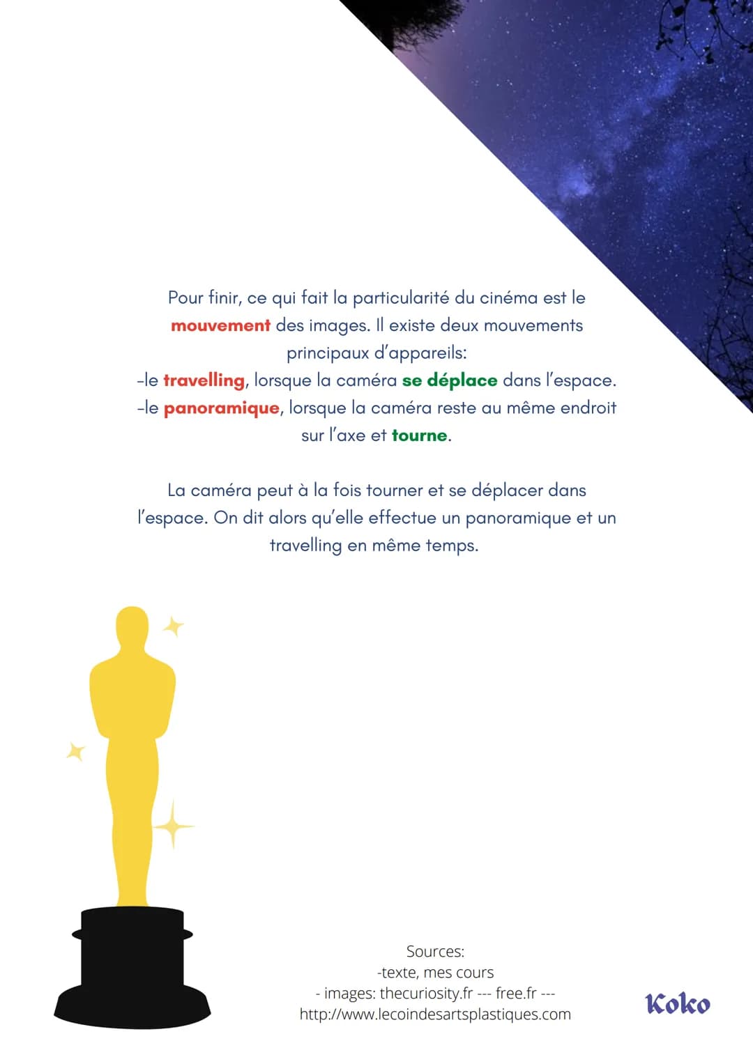 # Les choix du
cadre
Lors du tournage d'un film ou d'un court-métrage, l'image joue un rôle des
plus importants.
Bien utilisée, elle permet